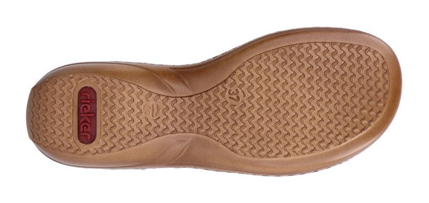 Rieker Riemchensandale, Sommerschuh, Sandalette, Keilabsatz, mit Schmucksteinen besetzt