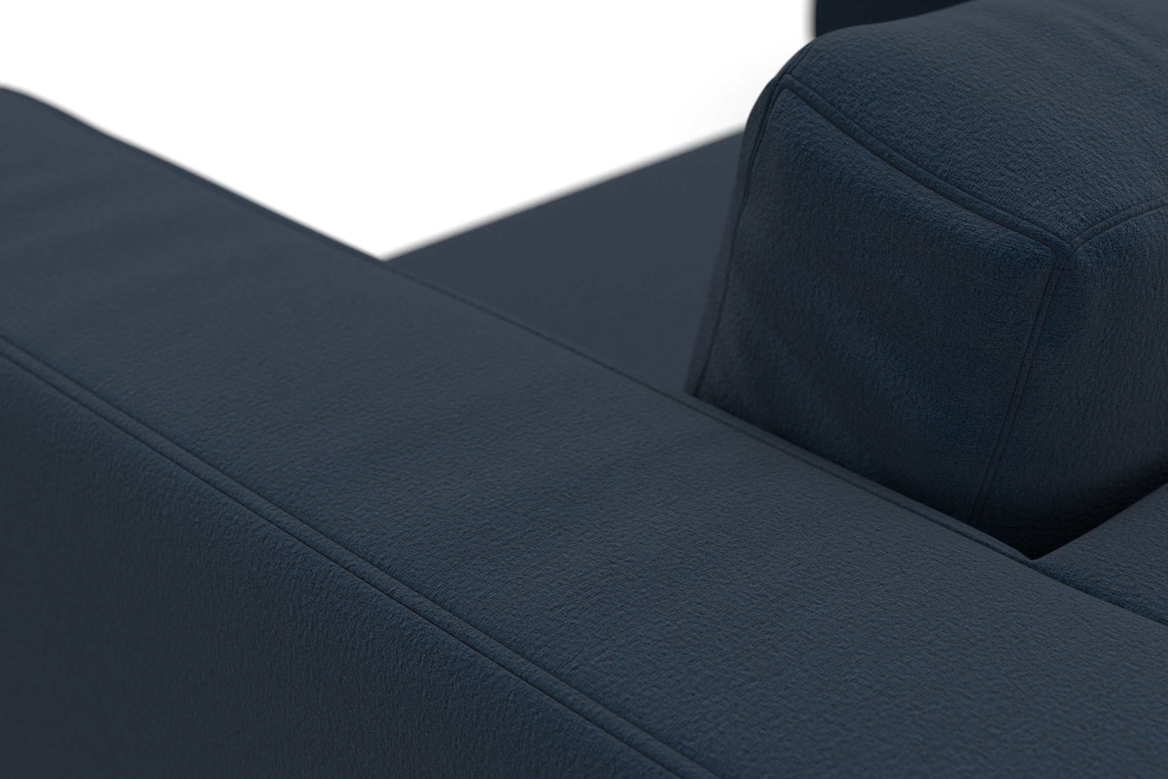 DOMO collection Ecksofa »Modica, zeitlos und elegant, L-Form«, moderne Optik mit extrabreiter Recamiere, auch in Cord