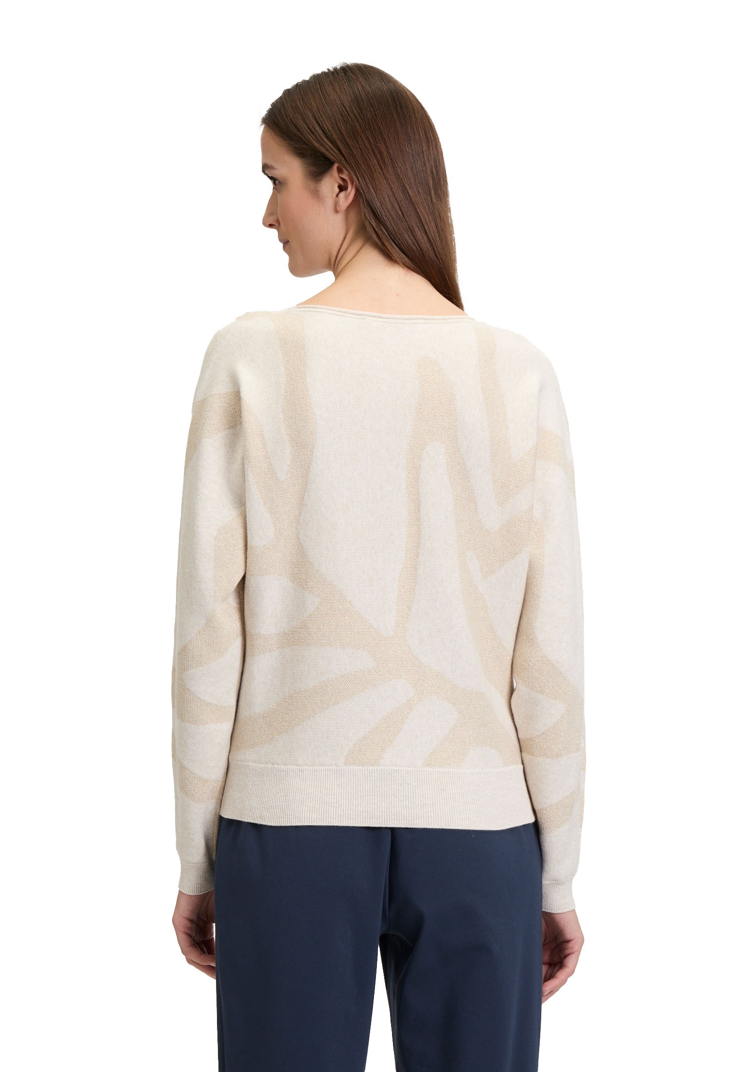 Betty&Co Strickpullover »Strickpullover mit Lurexfaden«