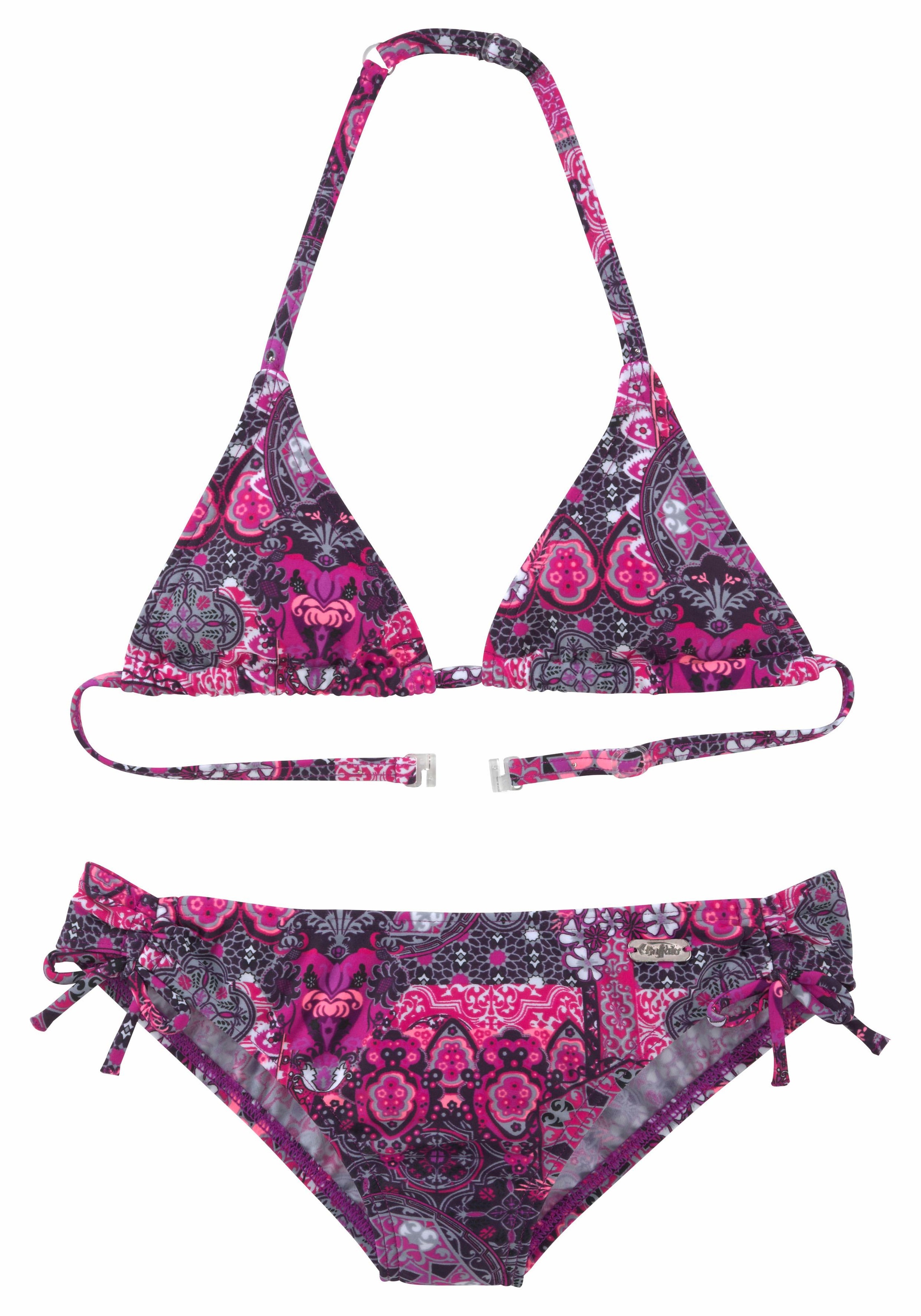 Buffalo Triangel-Bikini, im Folklore-Print