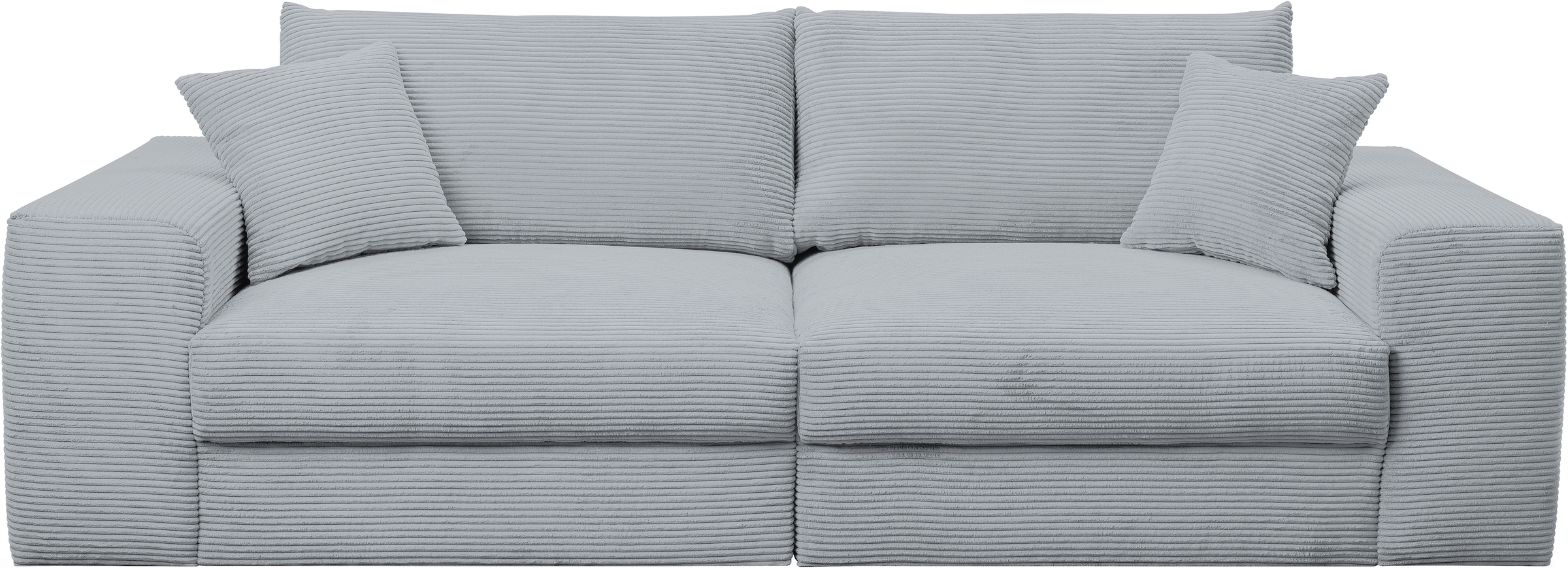 WERK2 Big-Sofa »Rozzana mit viel Platz und aktuellen Bezugsvarianten«, mit losen Rückenkissen