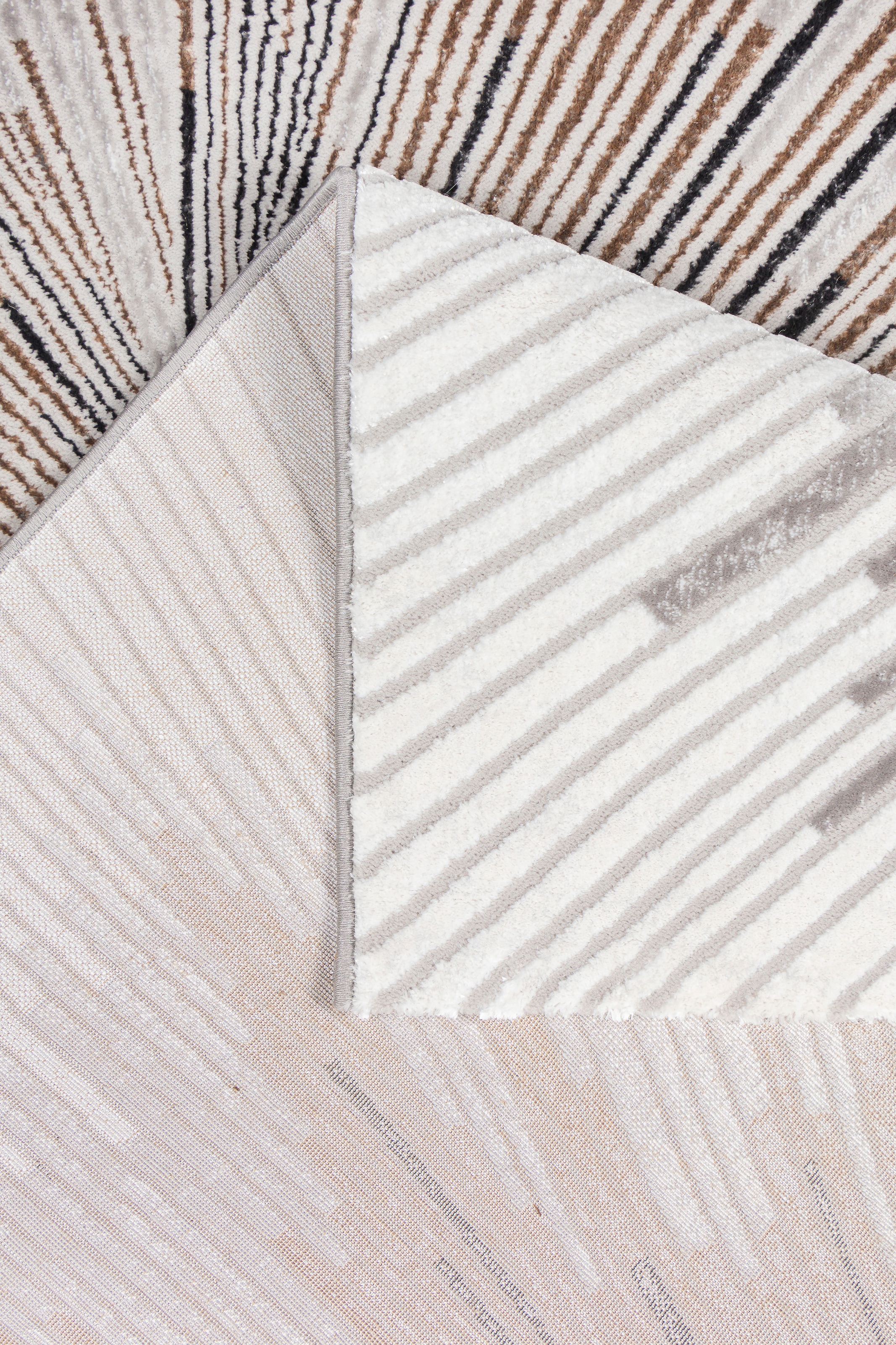Leonique Teppich »Elora Kurzflor«, rechteckig, mit leichtem Glanz, Hoch Tief Struktur, elegantes Design, Wohnzimmer