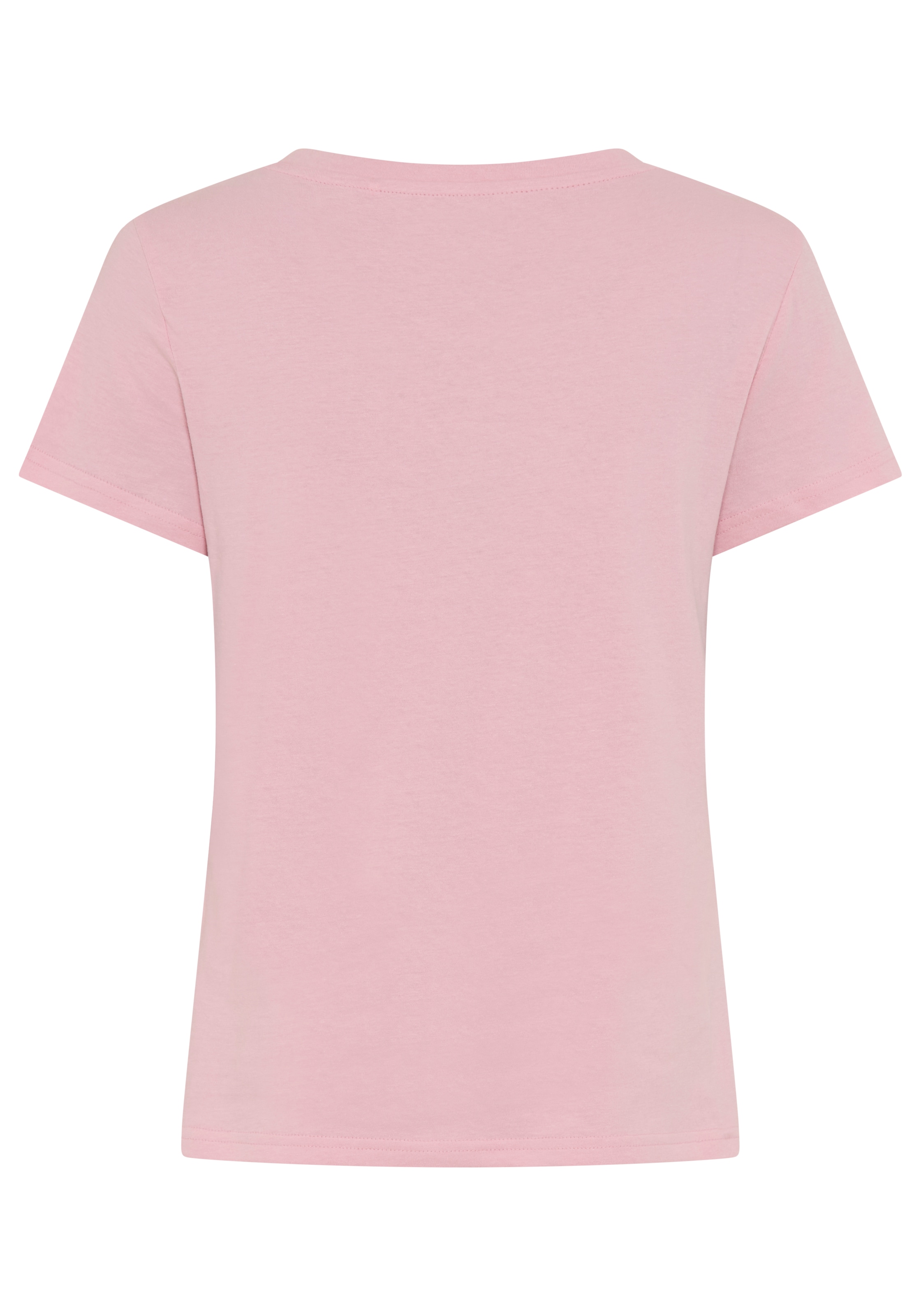 MUSTANG T-Shirt Trageangenehme Baumwollqualität