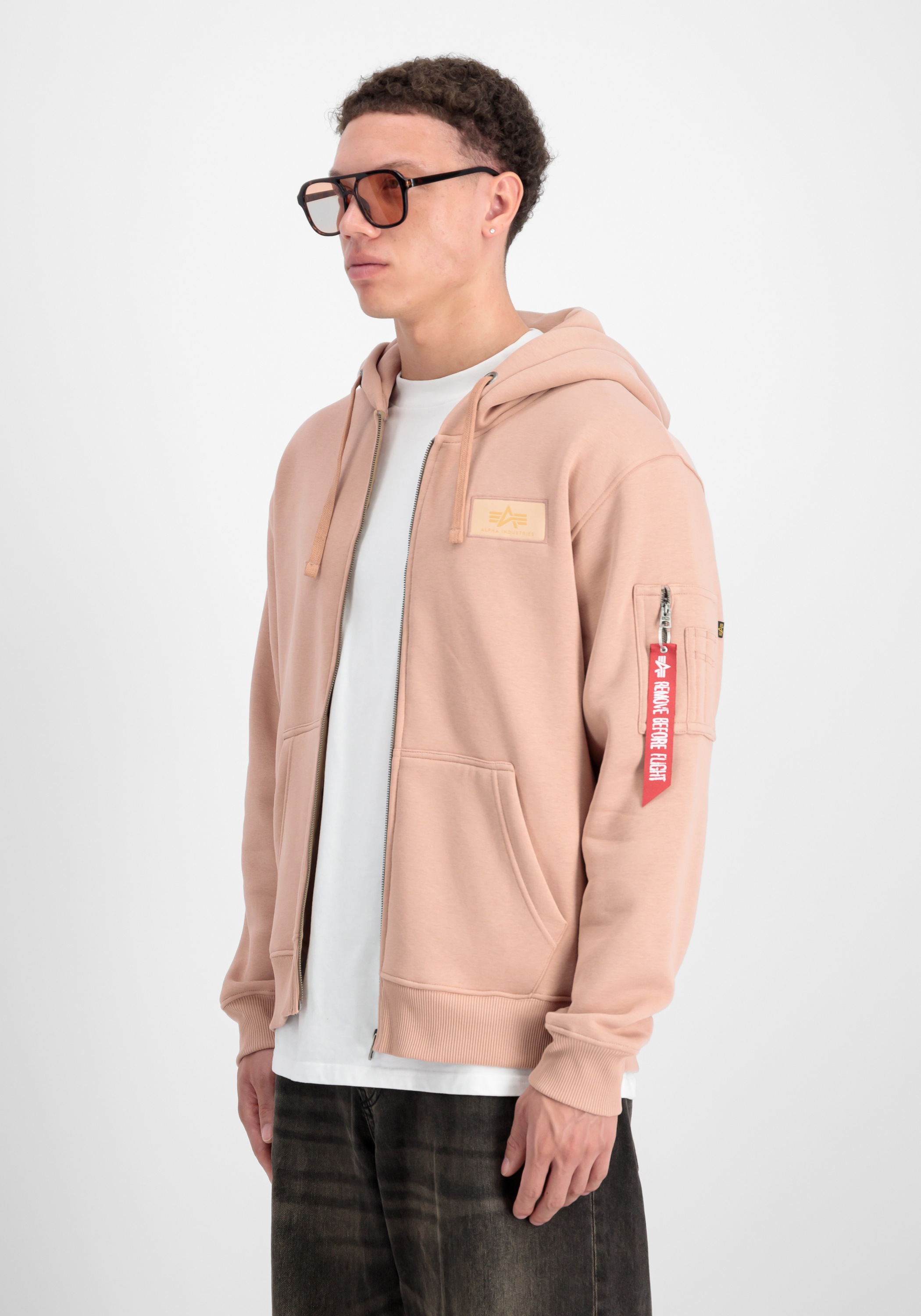 Alpha Industries Hoodie »Alpha Industries Men - Hoodies Backprint Zip Hoodie«