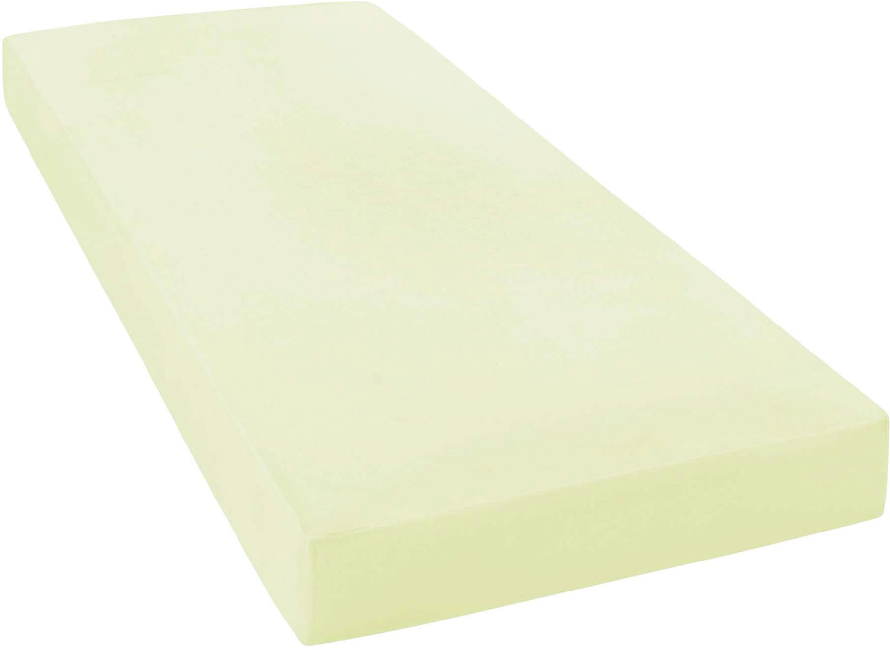 Janine Spannbettlaken »ELASTIC 5002« für Matratzen bis 35 cm Höhe in grün, Größe 140x200 150x200 150x210 150x220 160x200 160x210 160x220 35