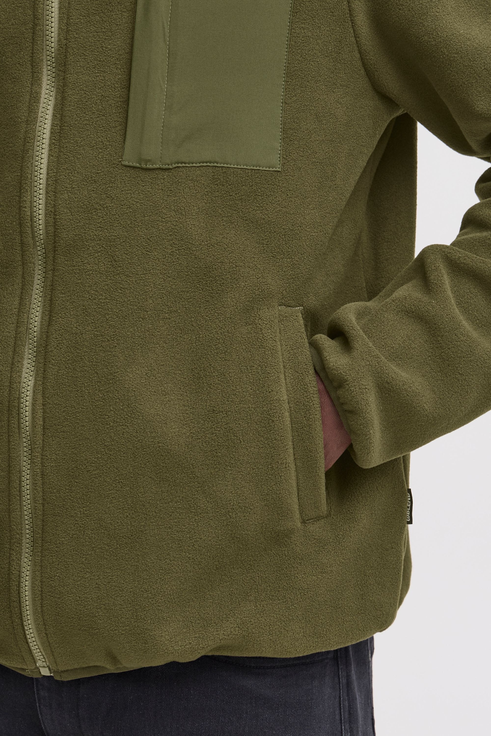 Blend Fellimitatjacke »Fellimitatjacke BHBROOKS Sweatshirt zipp thru«