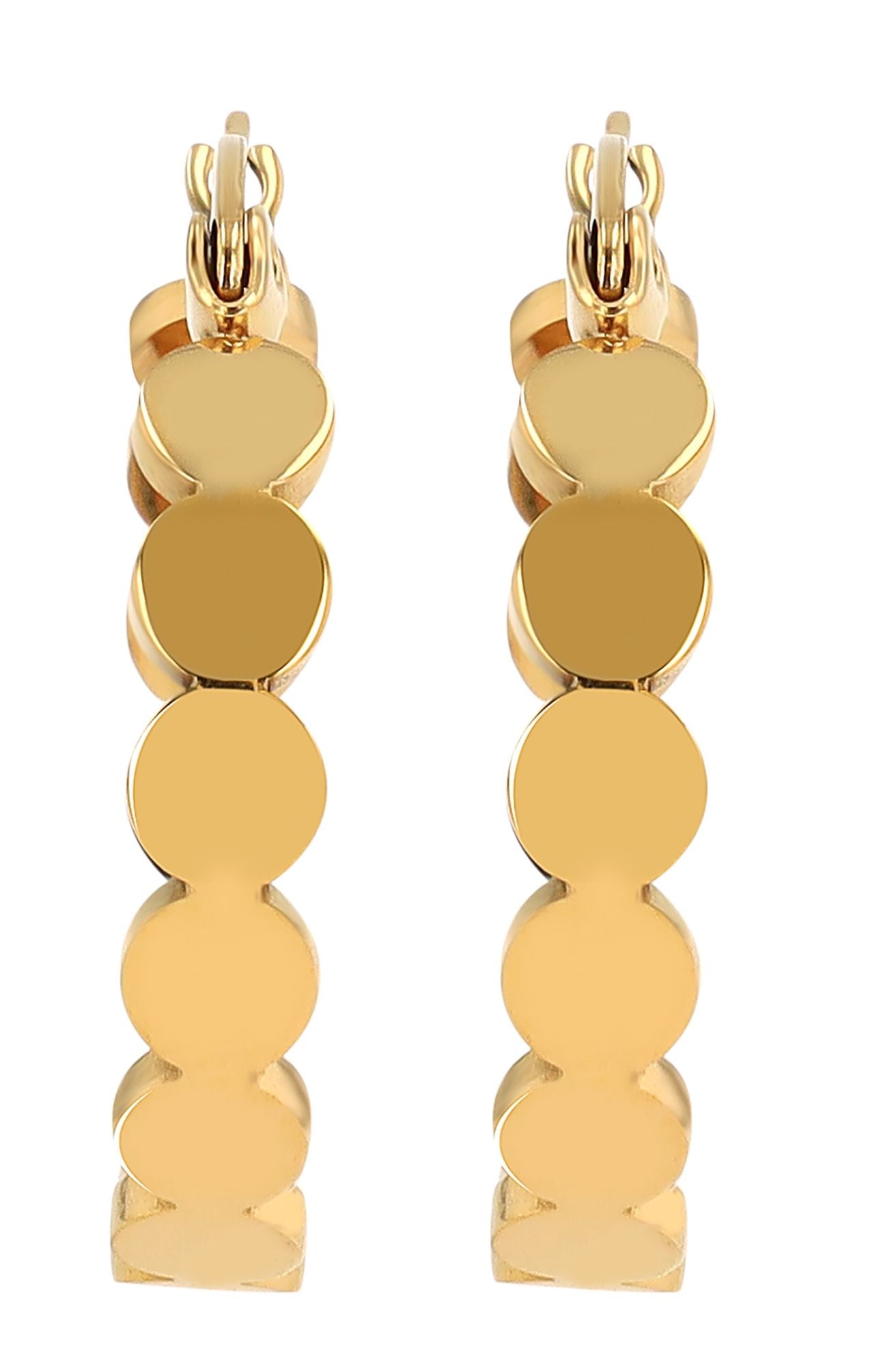 Adelia´s Paar Creolen »Damen Ohrringe ¿ Creole aus Edelstahl«