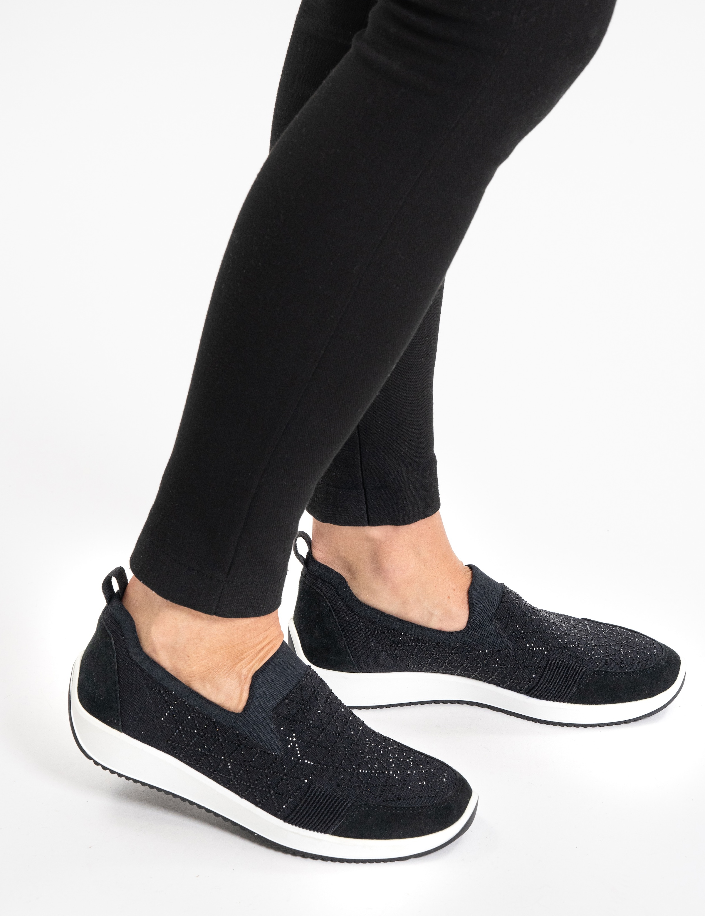Ara Slipper »LISSABON«, Freizeitschuh, Reha Schuh mit High Soft Dämpfung, G-Weite