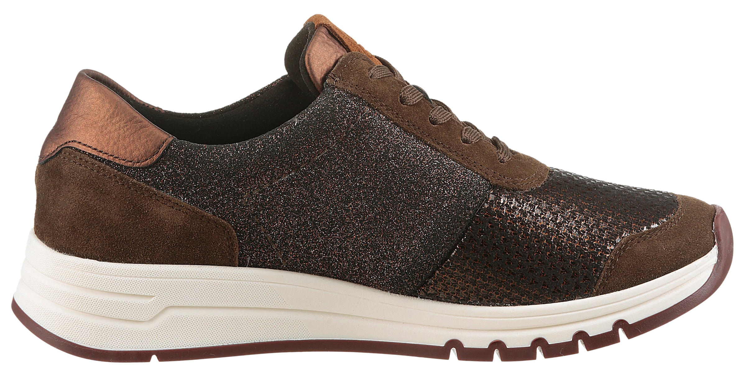 Waldläufer Plateausneaker »H-APRIL-Soft«  Bequemschuh, Schnürschuh, Halbschuh in Komfortweite H (= sehr weit)