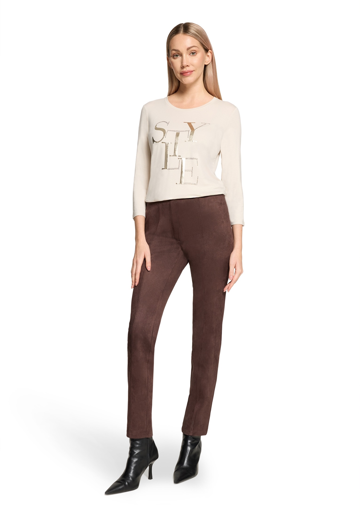 Betty Barclay Rundhalsshirt »Basic Shirt mit Placement«