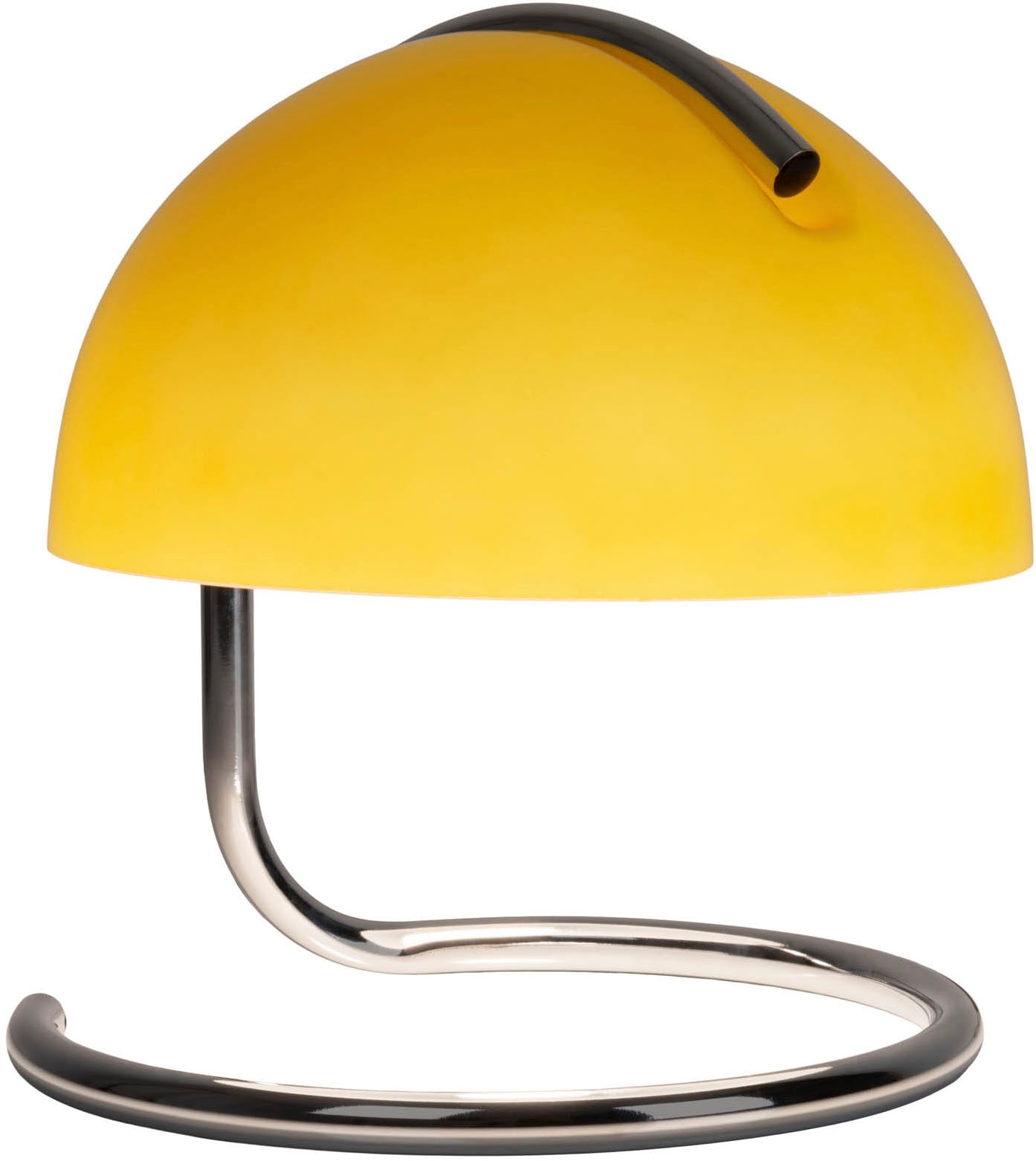 näve Tischleuchte »Burano« E27 1 Stk. halbkugelförmiger Glasschirm, 1x E27, Zuleitung schwarz 150cm