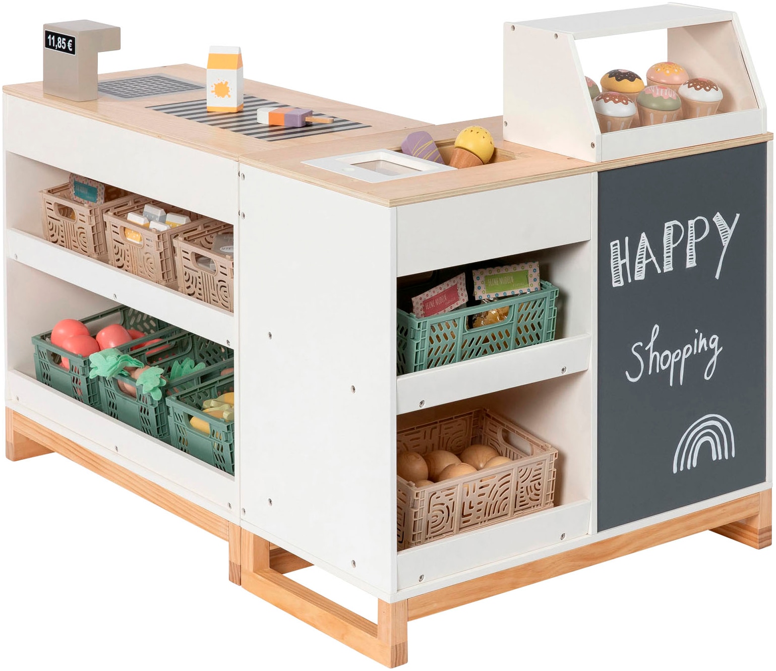 Musterkind Kaufladen »Bollea, weiß/natur« FSC - schützt Wald in weiß