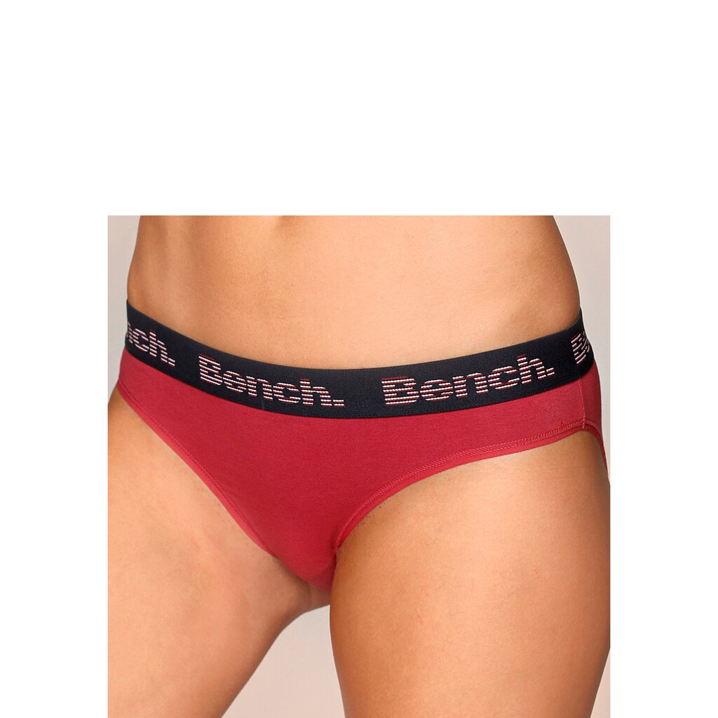 Bench. Bikinislip, (4 St.), mit weichem Logo-Webbündchen