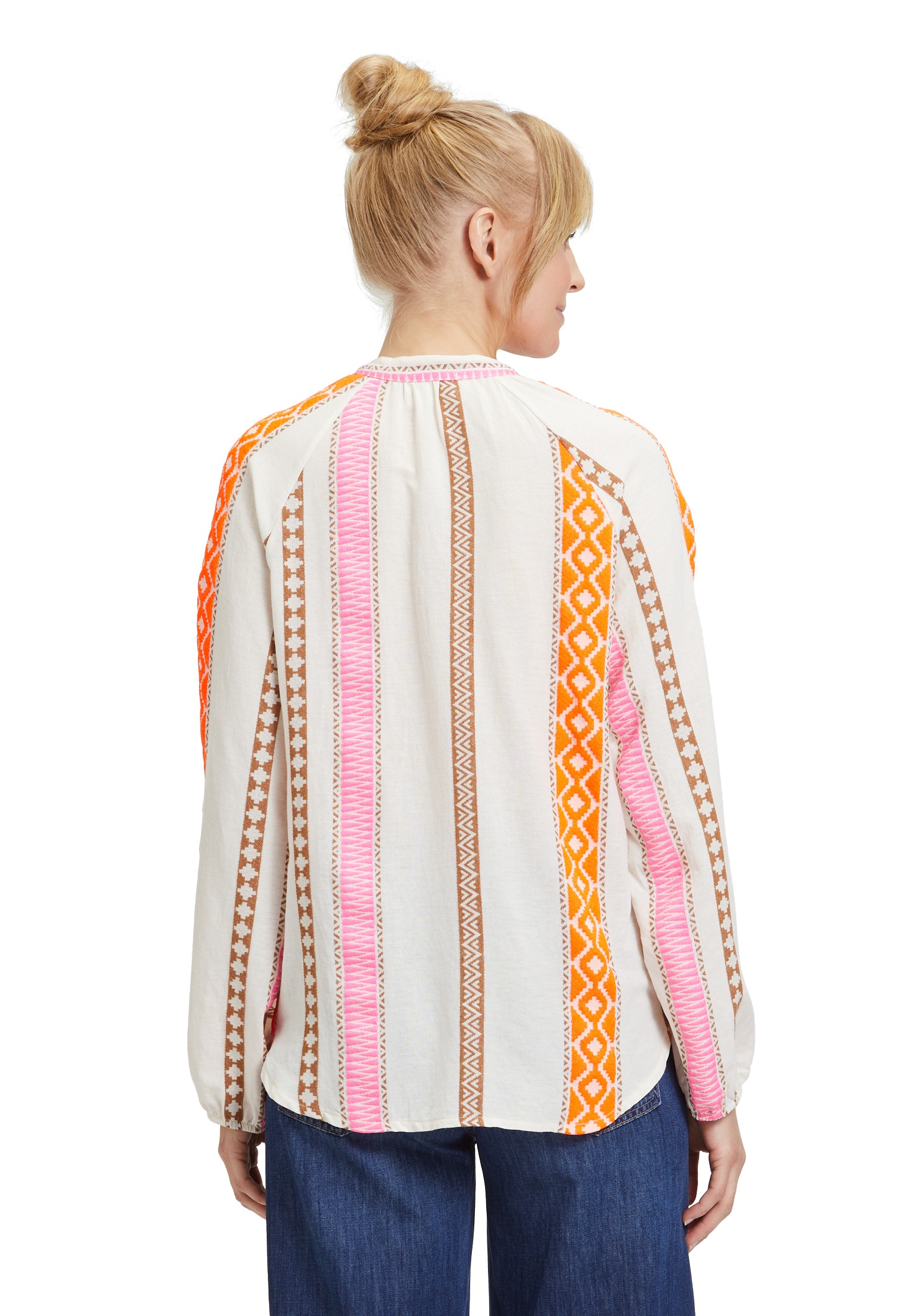 Cartoon Klassische Bluse »Oversize-Bluse mit Schleifenknoten«
