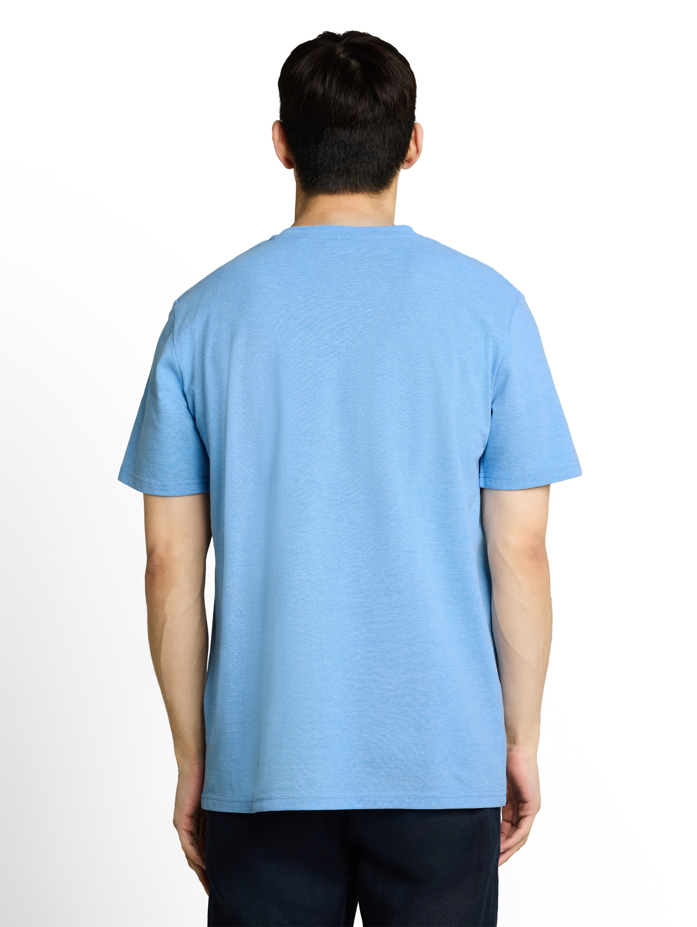 TOM TAILOR Kurzarmshirt Sommershirt mit kleinem Logo-Print