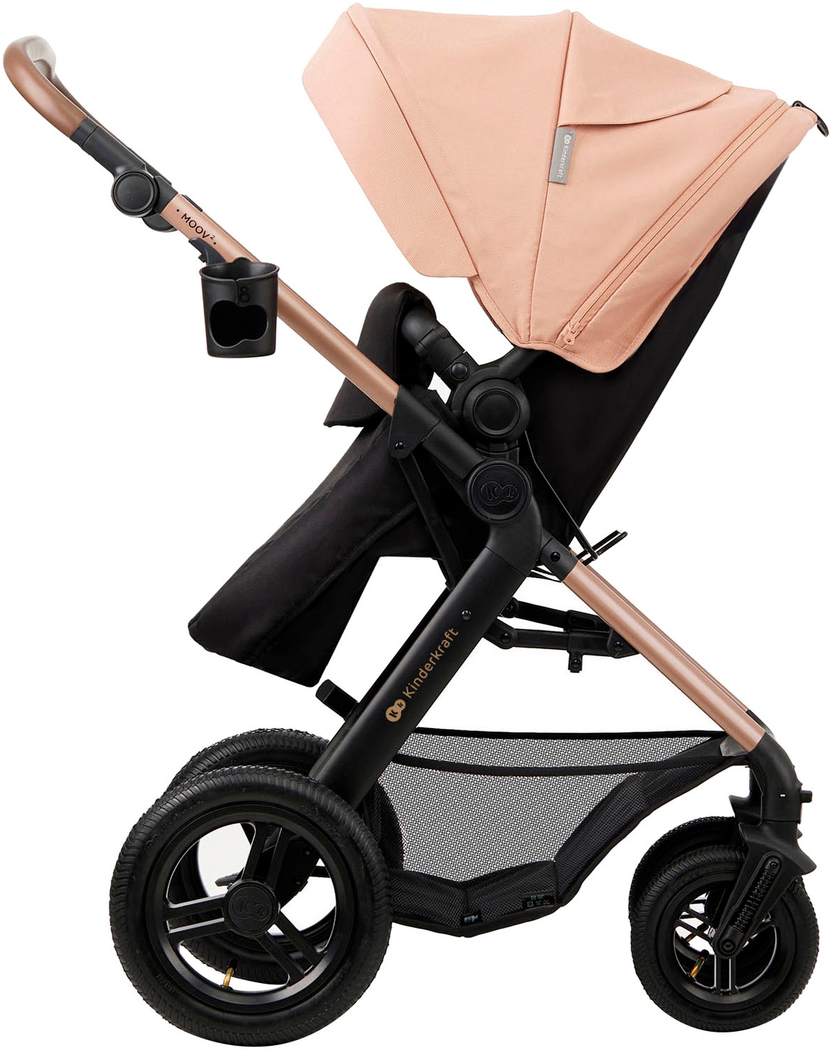 Kinderkraft Kombi-Kinderwagen »MOOV 2 4in1 AIR«, 27 kg, mit Luftreifen