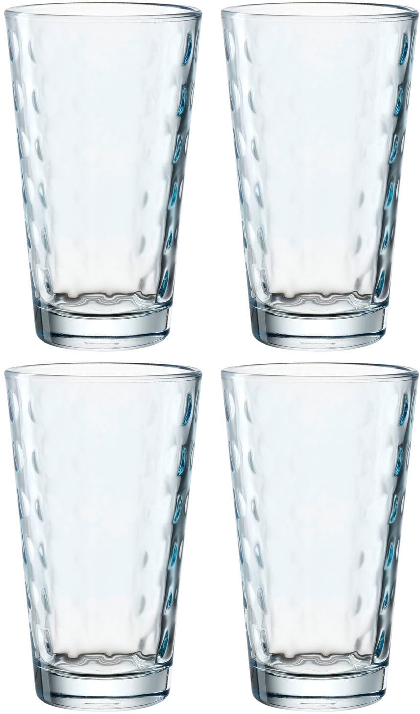 LEONARDO Gläser-Set »OPTIC«, (Set, 4 tlg.), 540 ml, 4-teilig