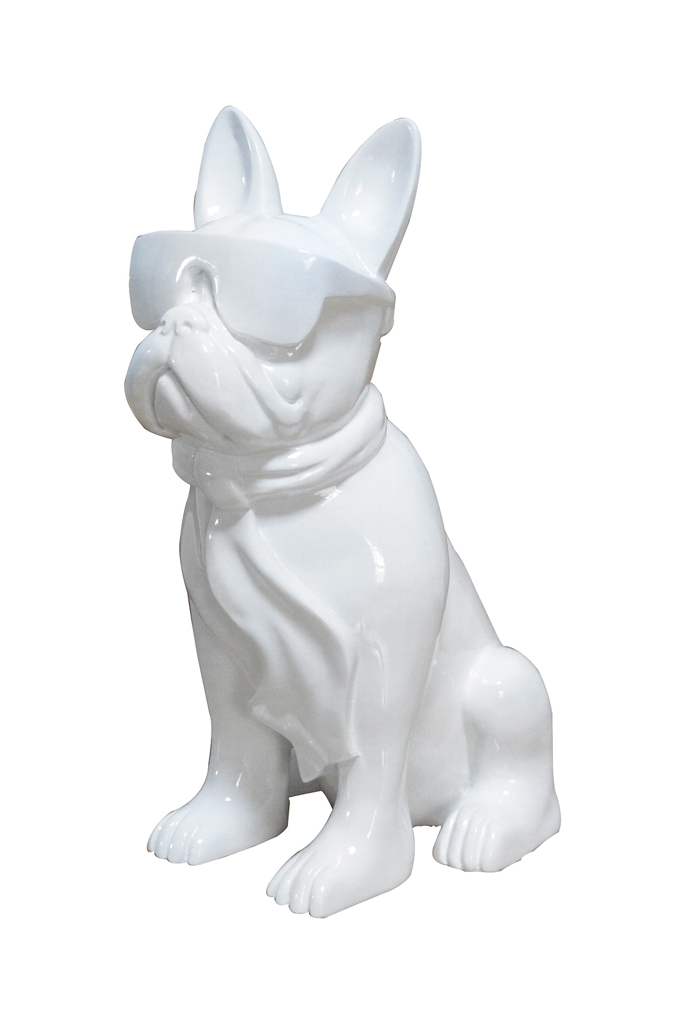 Kayoom Skulptur »Skulptur Bulldog 125« Coole Bull-Dog Skulptur aus langlebigem Kunstharz und Steinpulver
