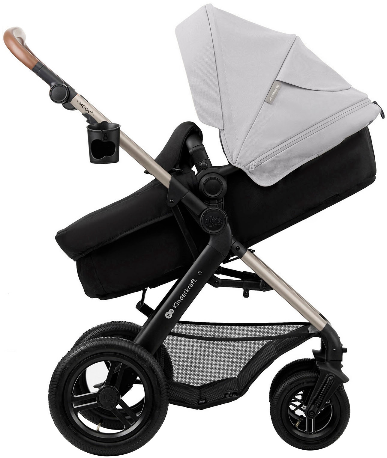 Kinderkraft Kombi-Kinderwagen »MOOV 2 Air 3IN1« 27 kg mit Luftreifen