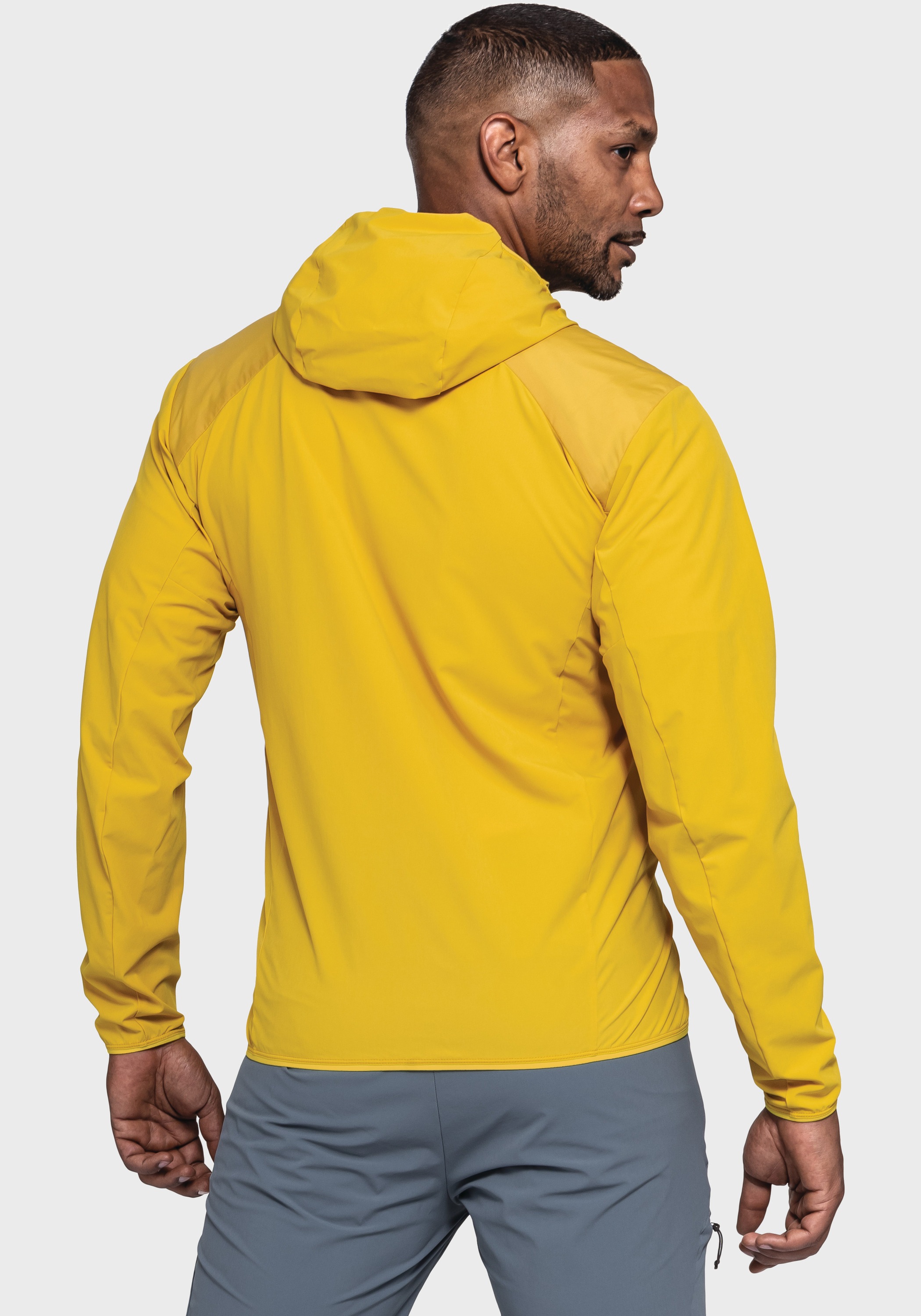 Schöffel Funktionsjacke »Hiking Hybrid Jk Style Blaueis MNS«, mit Kapuze