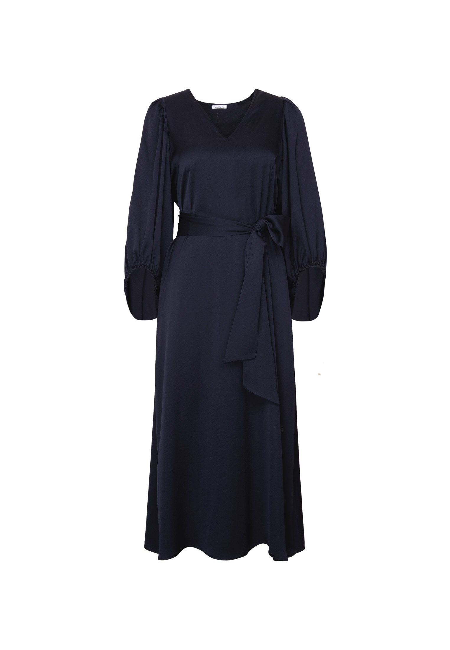 seidensticker Blusenkleid 3/4 V-Neck Uni