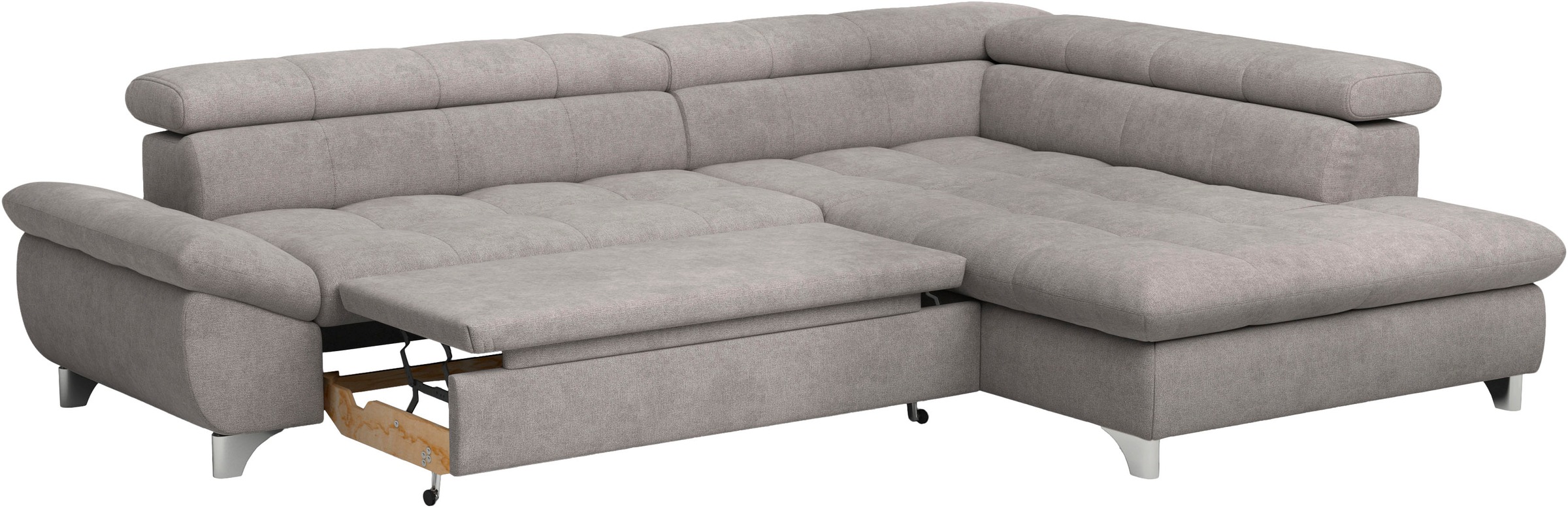 COTTA Ecksofa »Gemini L-Form«, mit Kopfteilverstellung, wahlweise mit Bettfunktion