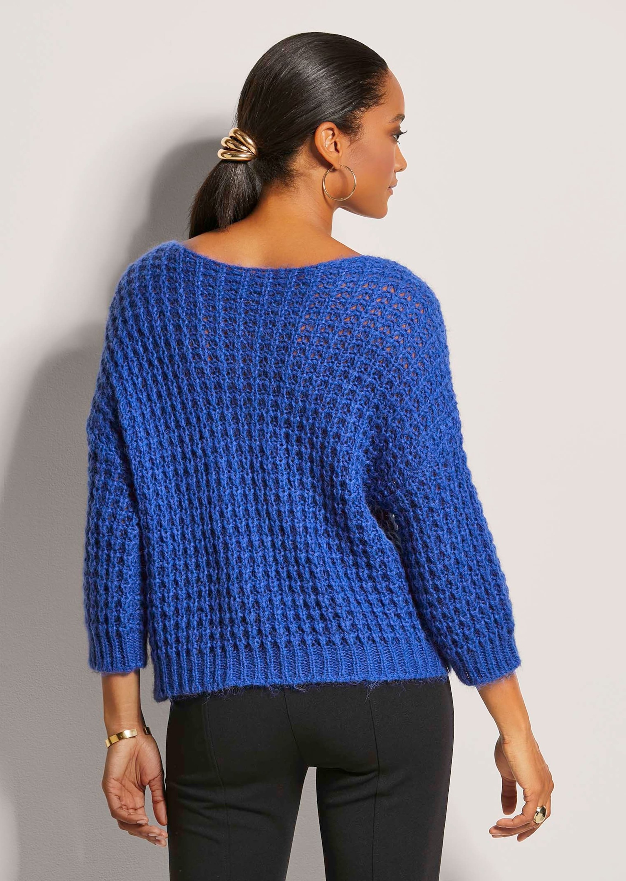 MADELEINE Longpullover »Pullover Pullover mit Pailletten«