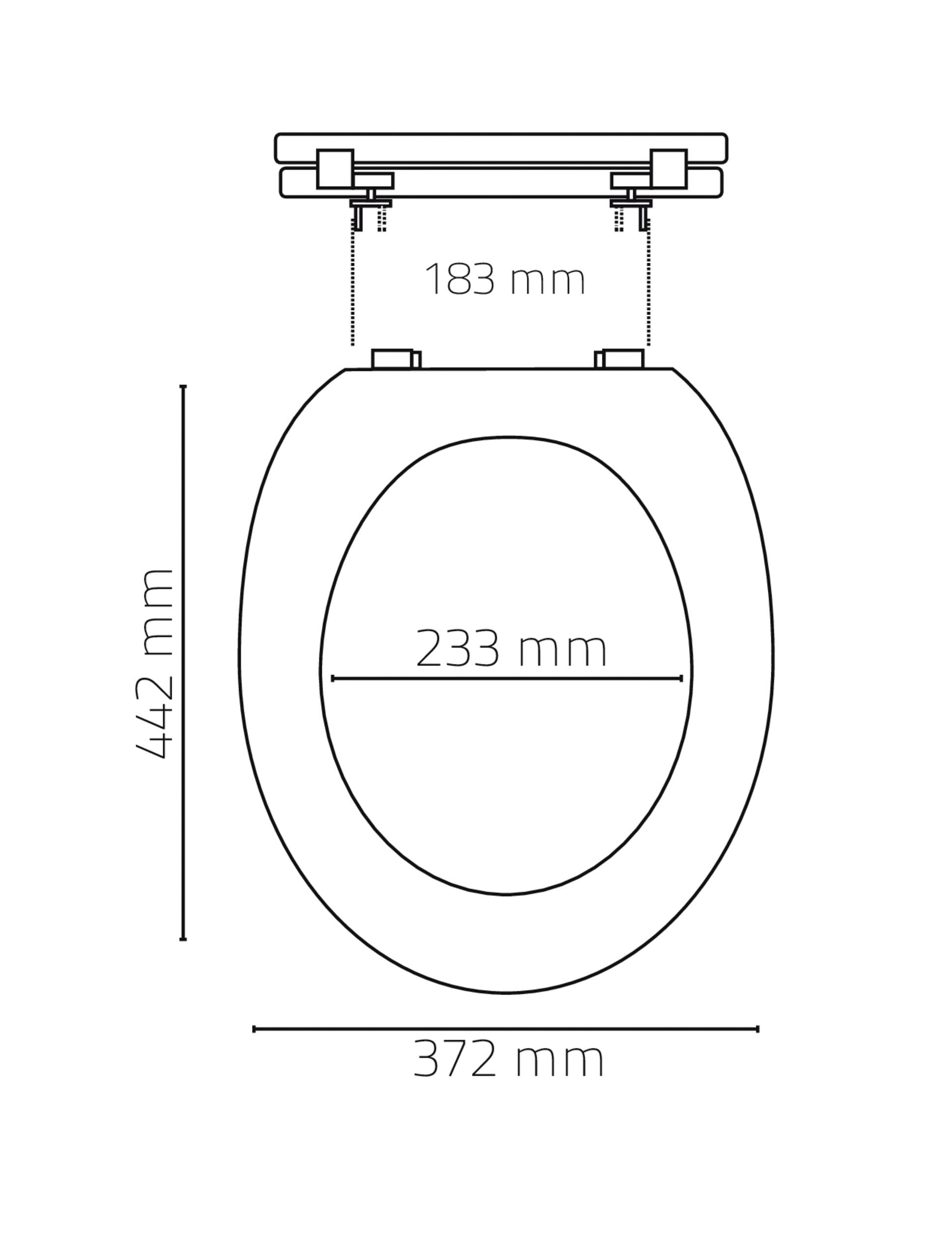 Ridder WC-Sitz »Miami«, mit Softclose