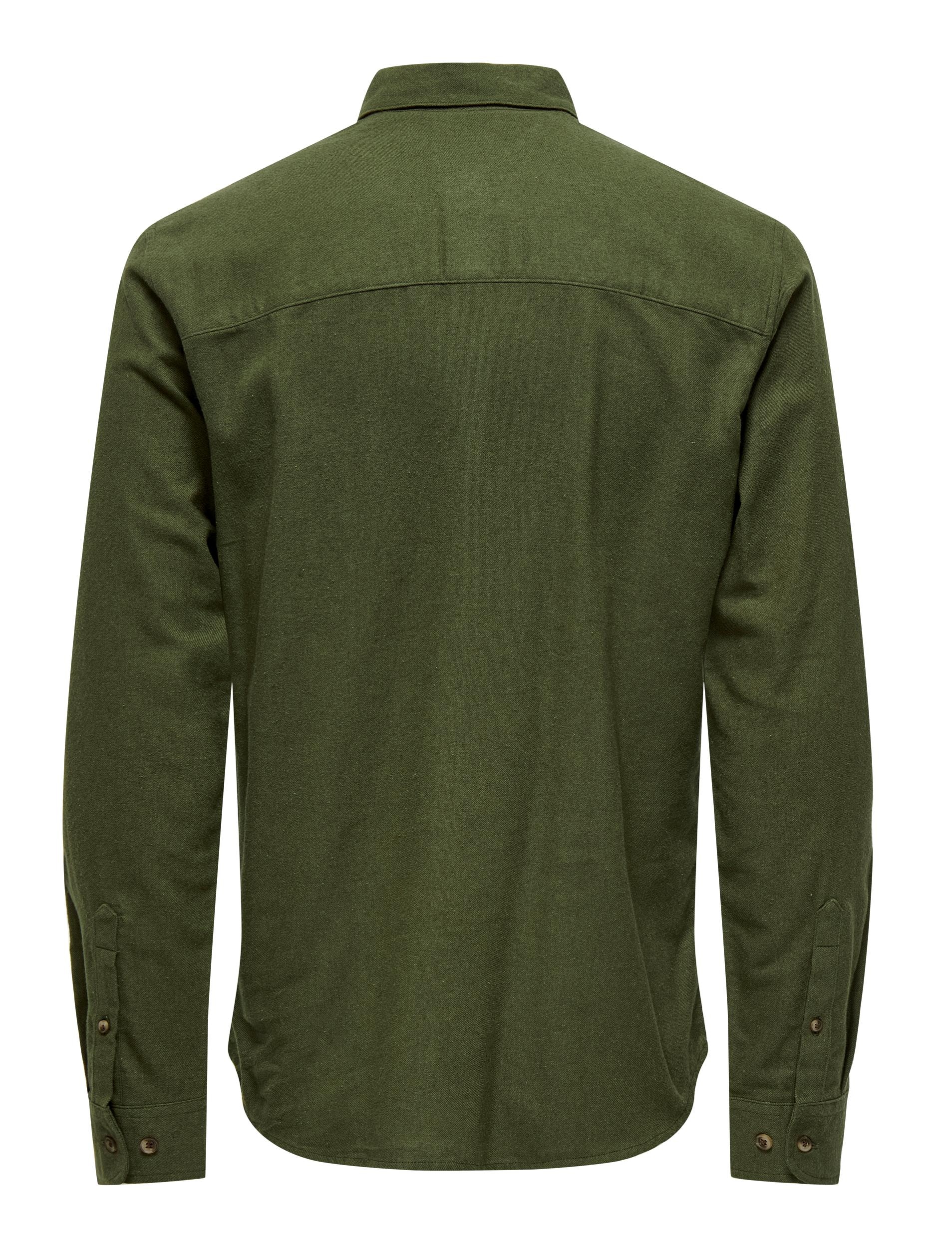 ONLY & SONS Langarmhemd »ONSGUDMUND SLIM 1-PKT SOLID SHIRT NOOS«