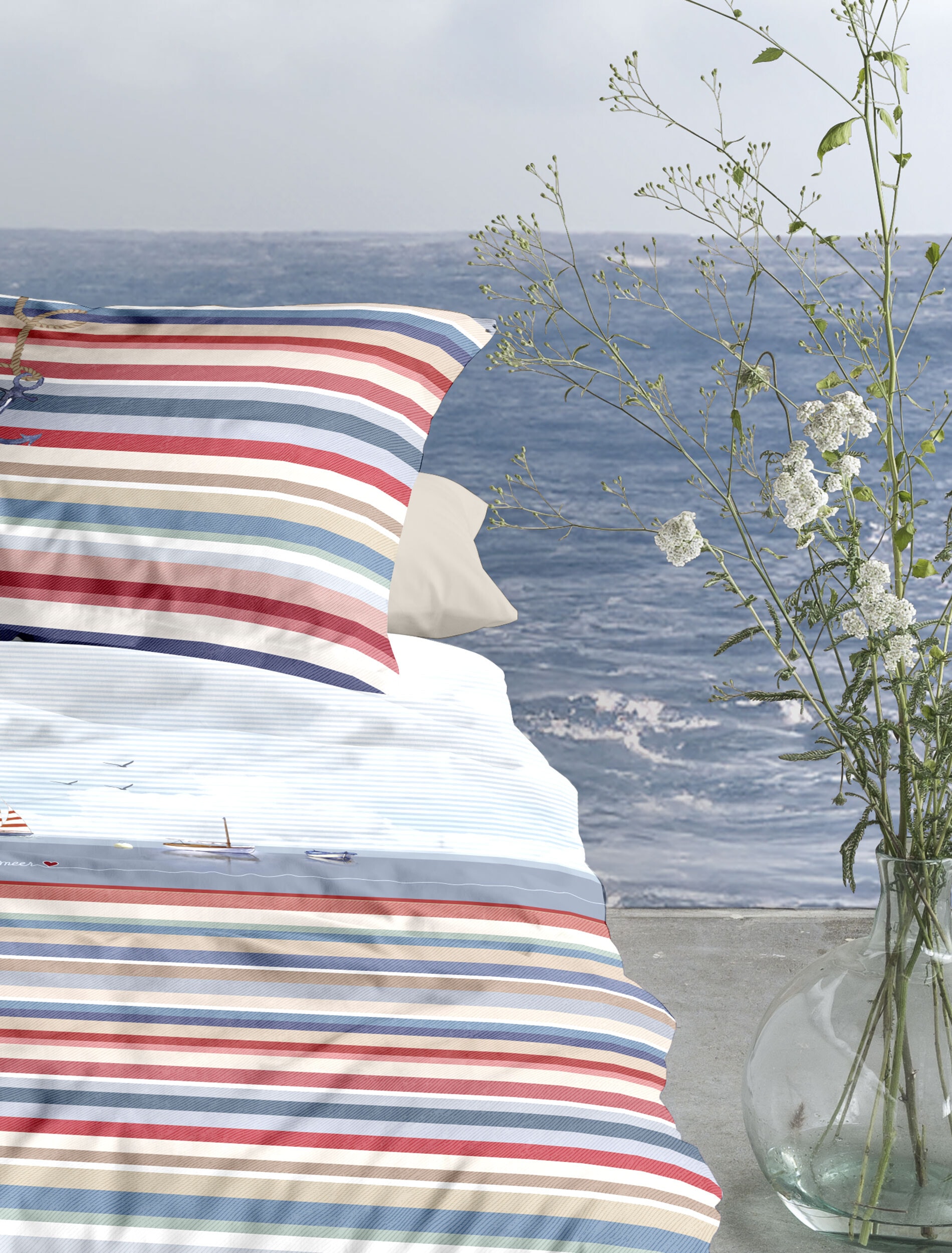 Irisette Bettwäsche »Wave 8601« 2 anschmiegsam und atmungsaktiv, Ganzjahresqualität