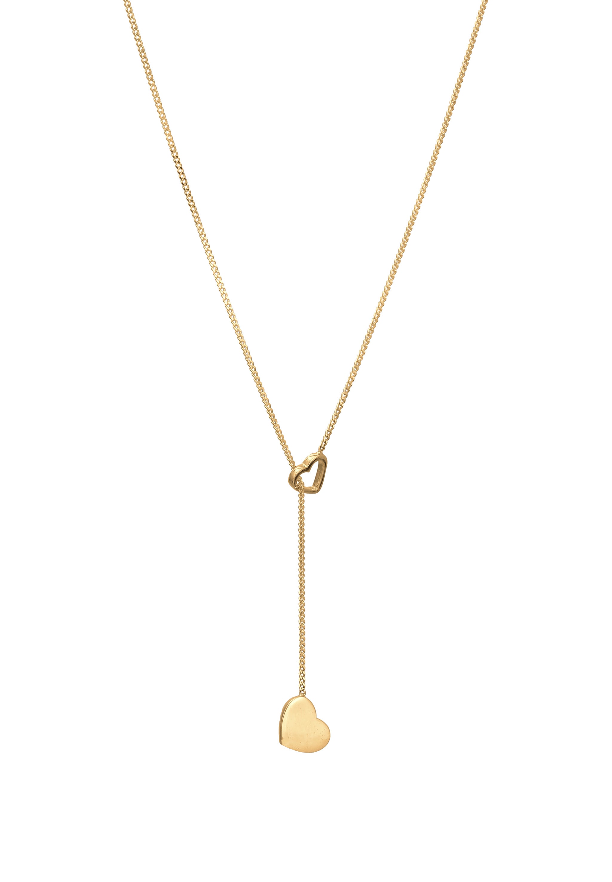 Elli Y-Kette »Halskette Y-Kette Herz Liebe Amore 925 Silber«