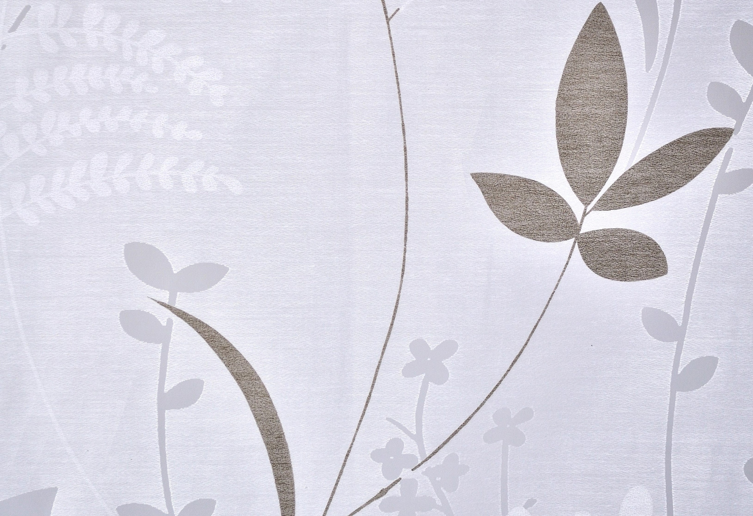 Kutti Raffrollo »Dandelion Marc«, mit Hakenaufhängung, ohne Bohren, weiß, blickdicht, Ausbrenner, gemustert, floral, pflegeleicht