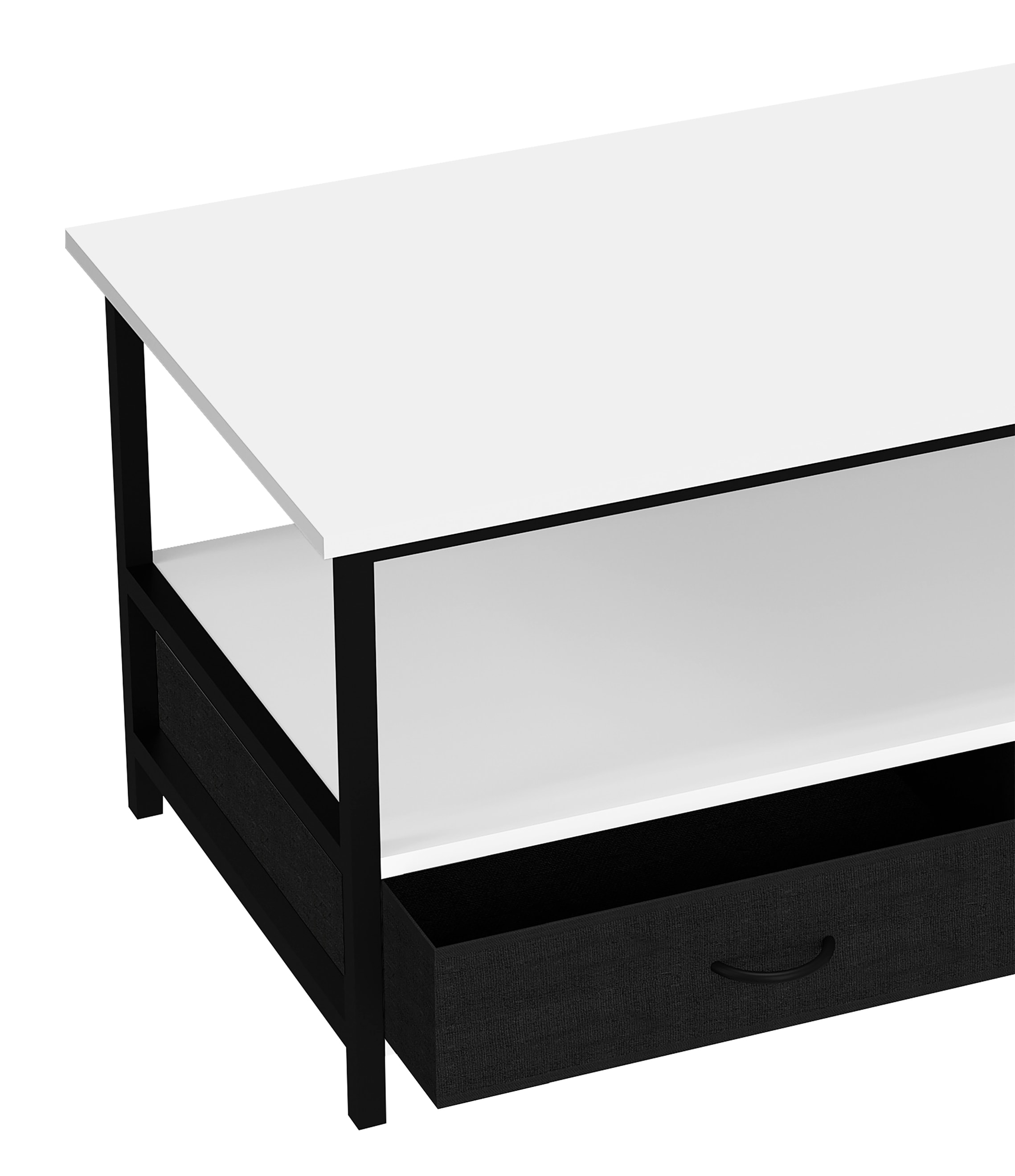 VCM Beistelltisch »Metall Holz Schublade Sofatisch Couchtisch Flonila«
