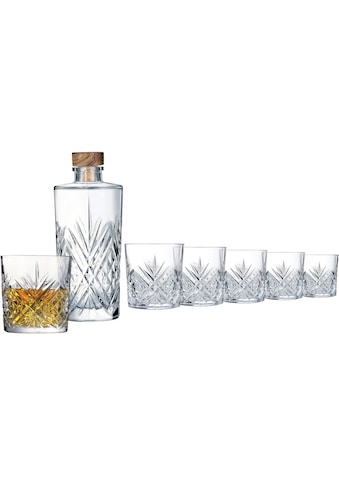 Leonique Gläser-Set »Mirka«, (Set, 7 tlg., 6 Whiskybecher-1 Karaffe), Whisky-Set (6... kaufen