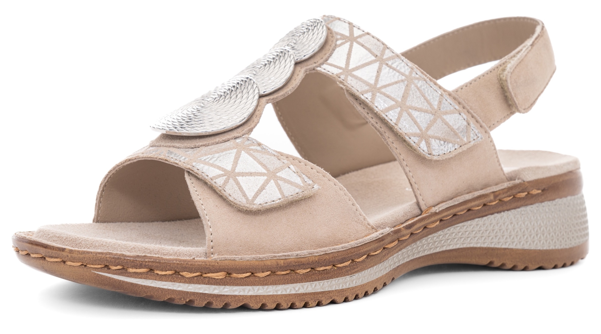 Ara Sandale »HAWAII«, Sommerschuh, Sandalette, Keilabsatz, in Bequemweite G (= weit)