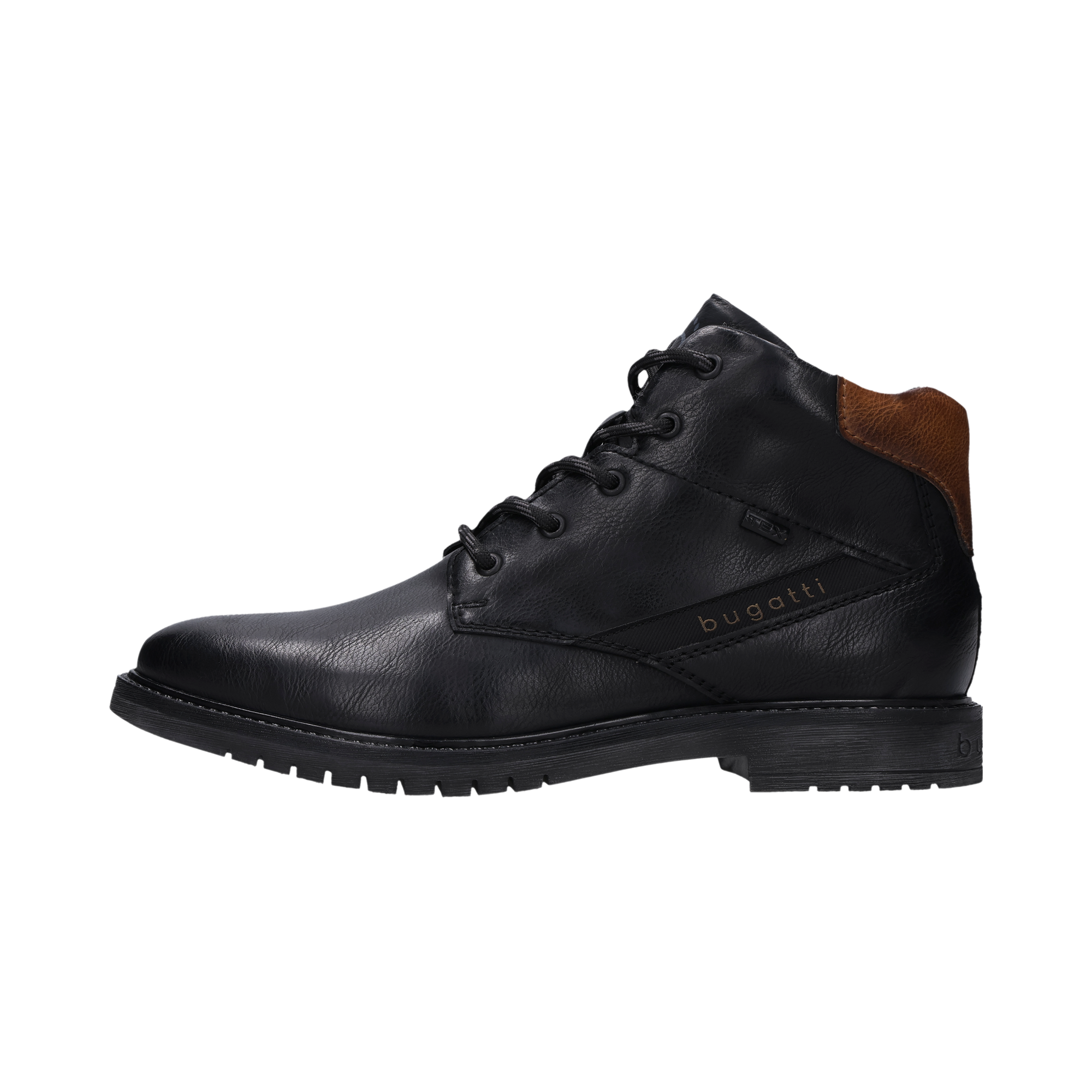 bugatti Schnürstiefelette  Schnürboots mit Profilsohle, schmale Form