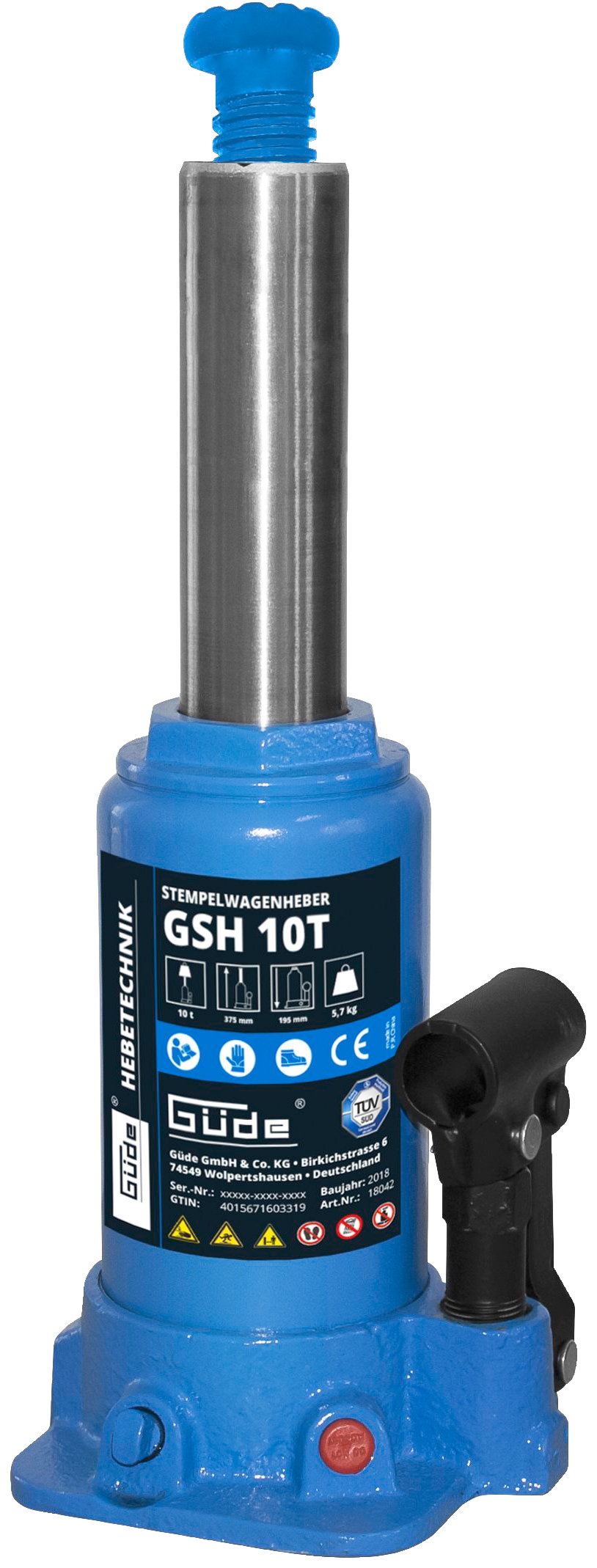 Wagenheber »GSH 10T«, bis 10 t