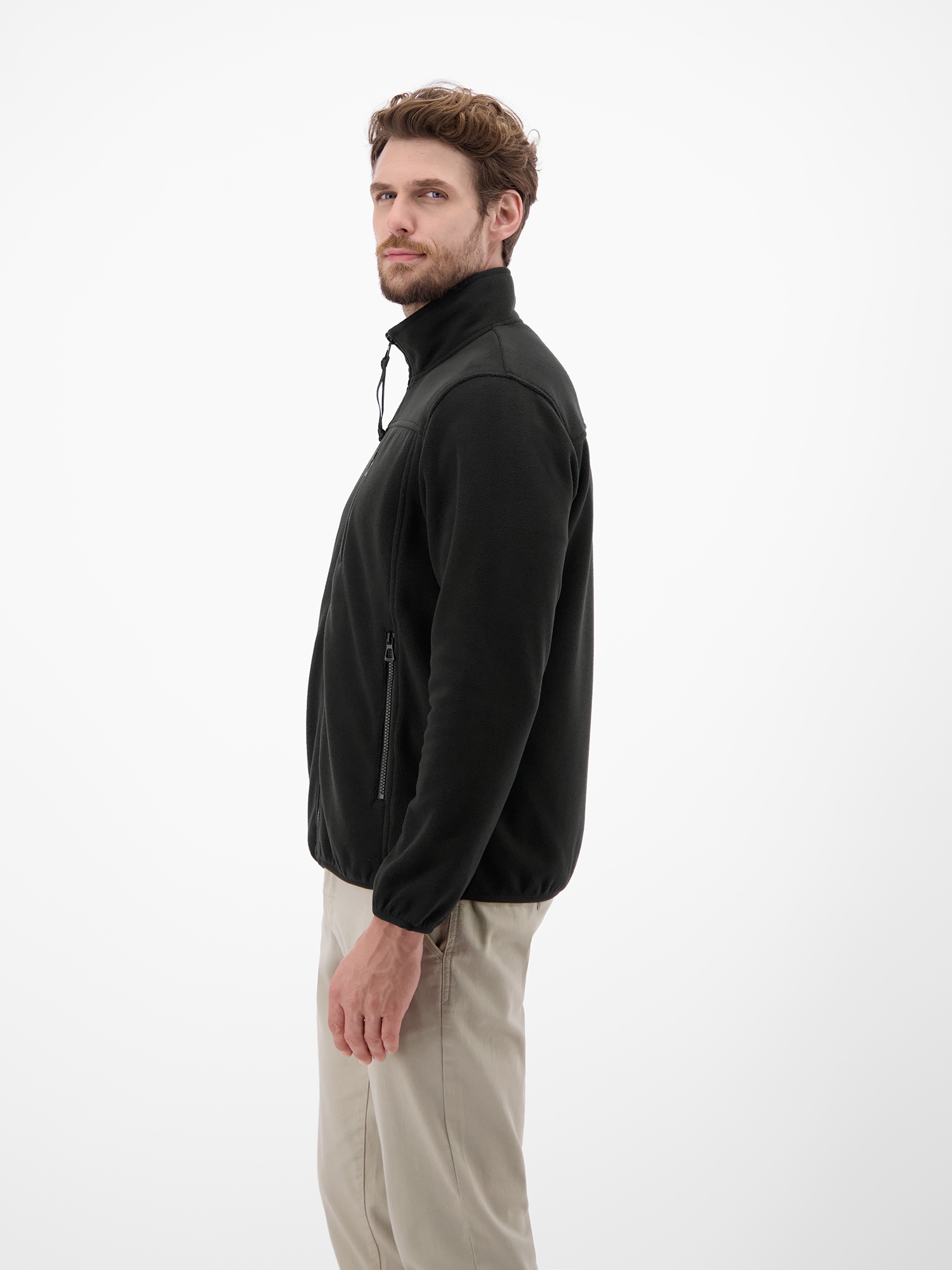 LERROS Sweatjacke »LERROS Polar-Fleece Jacke, sportiv«