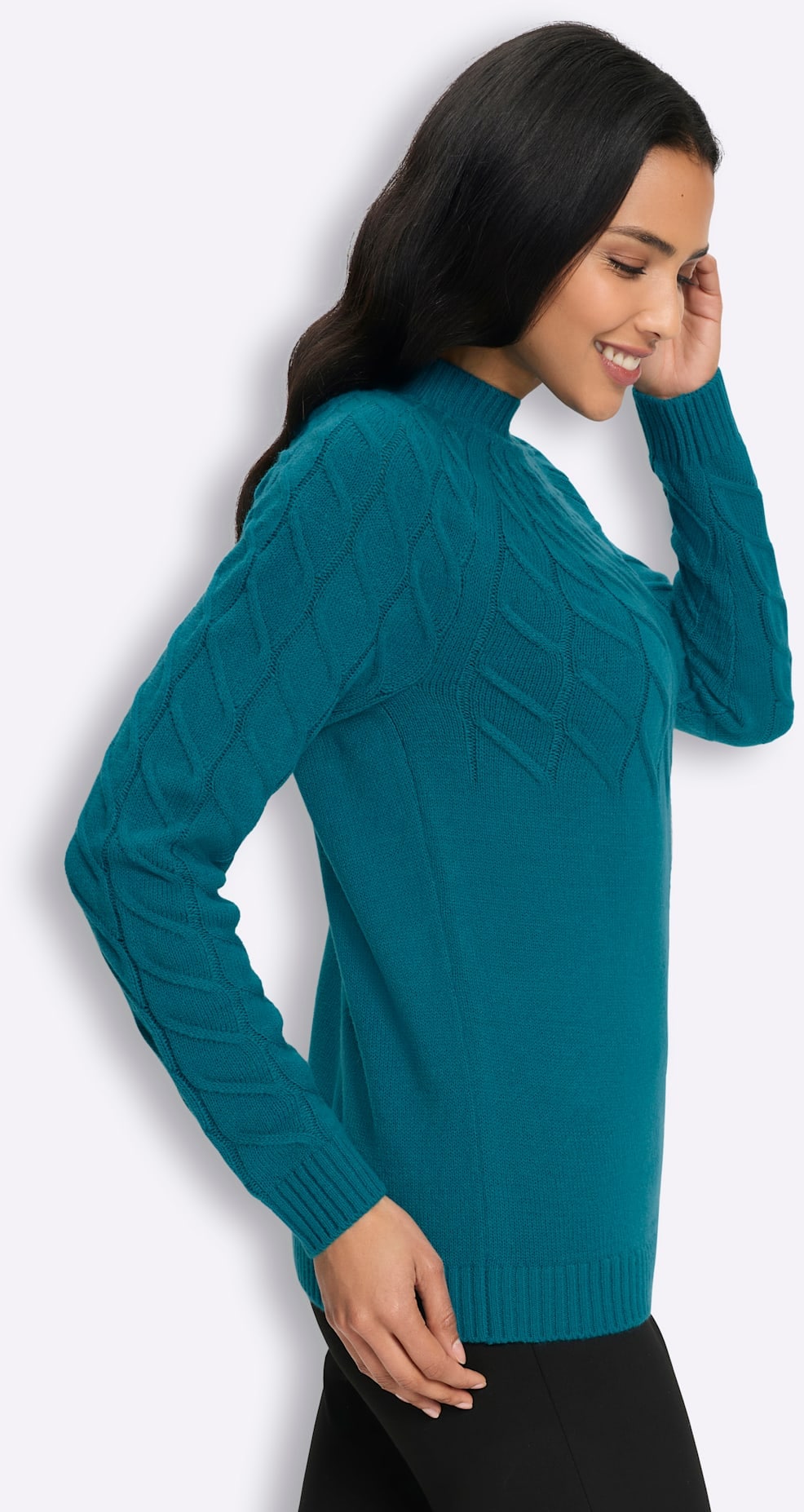 Classic Basics Stehkragenpullover »Langarm-Pullover«