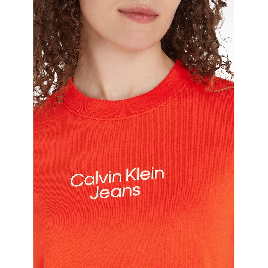 Calvin Klein Jeans T-Shirt »STACKED INSTITUTIONAL REG TEE«
