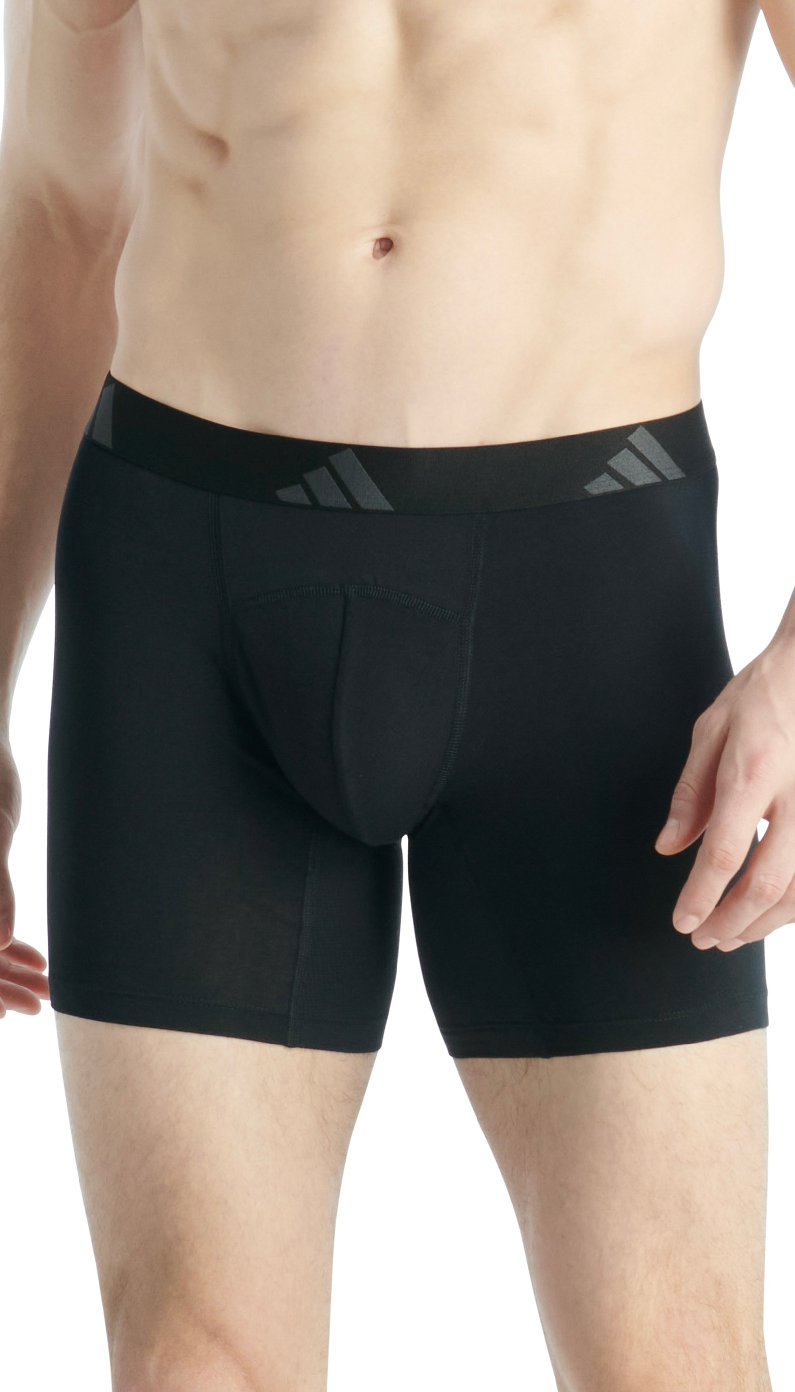 adidas Sportswear Boxershorts »"Active Flex Cotton Ergonomic"«, (2er Pack), Belüftete Mesh-Rückenpartie und -Schritt
