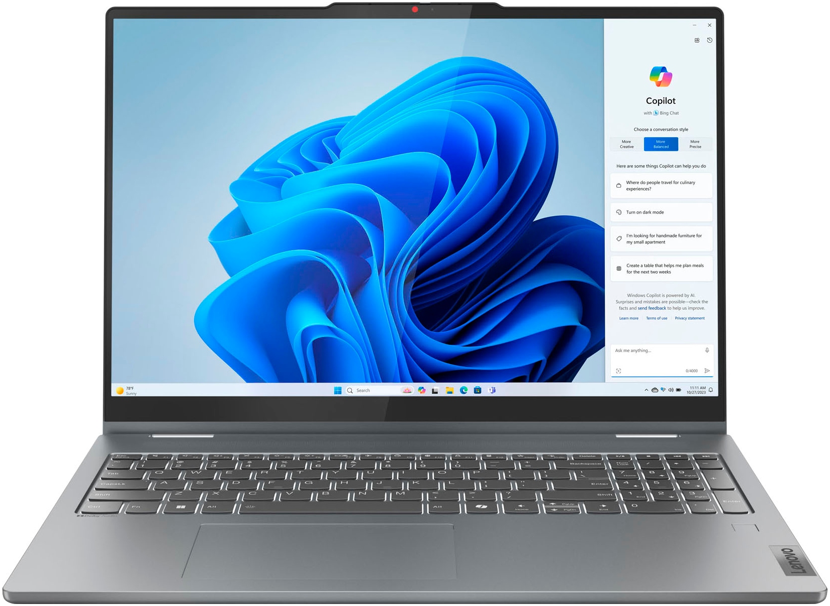 Lenovo Convertible Notebook »IdeaPad 5 2-in-1 16AHP9«, 40,64 cm, / 16 Zoll, AMD, Ryzen 5, Radeon 760M, 1000 GB SSD