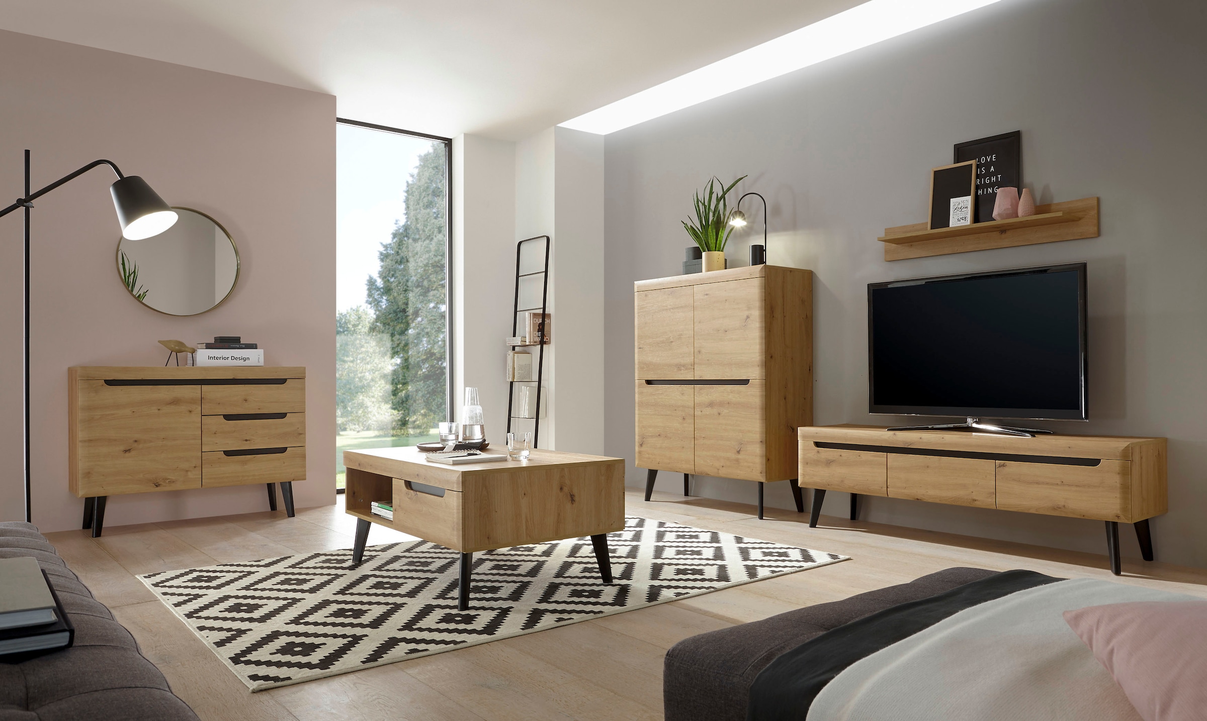 INOSIGN Wohnwand »Torge, Anbauwand, Schrankwand, Mediawand, Wohnzimmer-Set« 3 Stk. tlg.