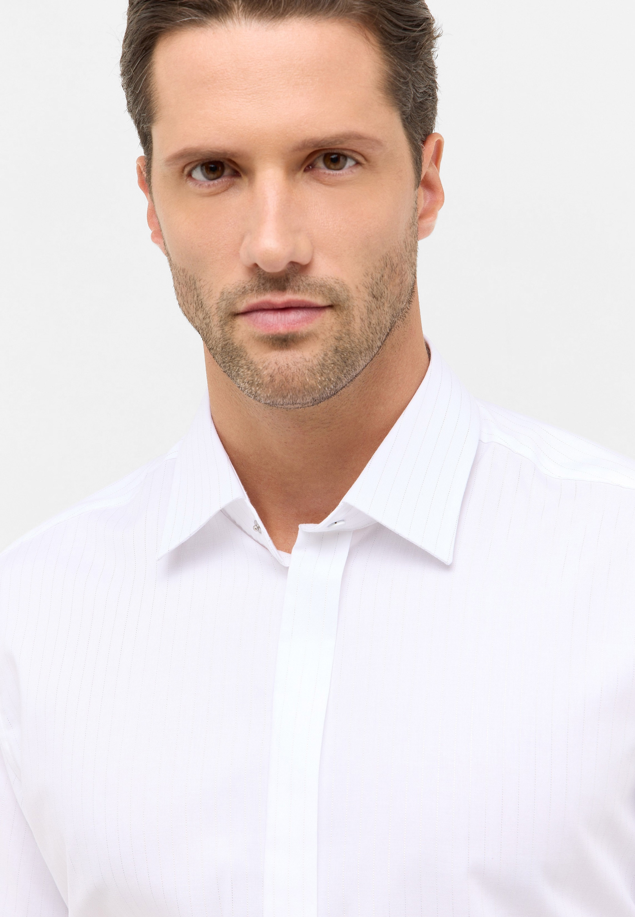 Eterna Langarmhemd »MODERN FIT« EASY IRON (bügelleicht)