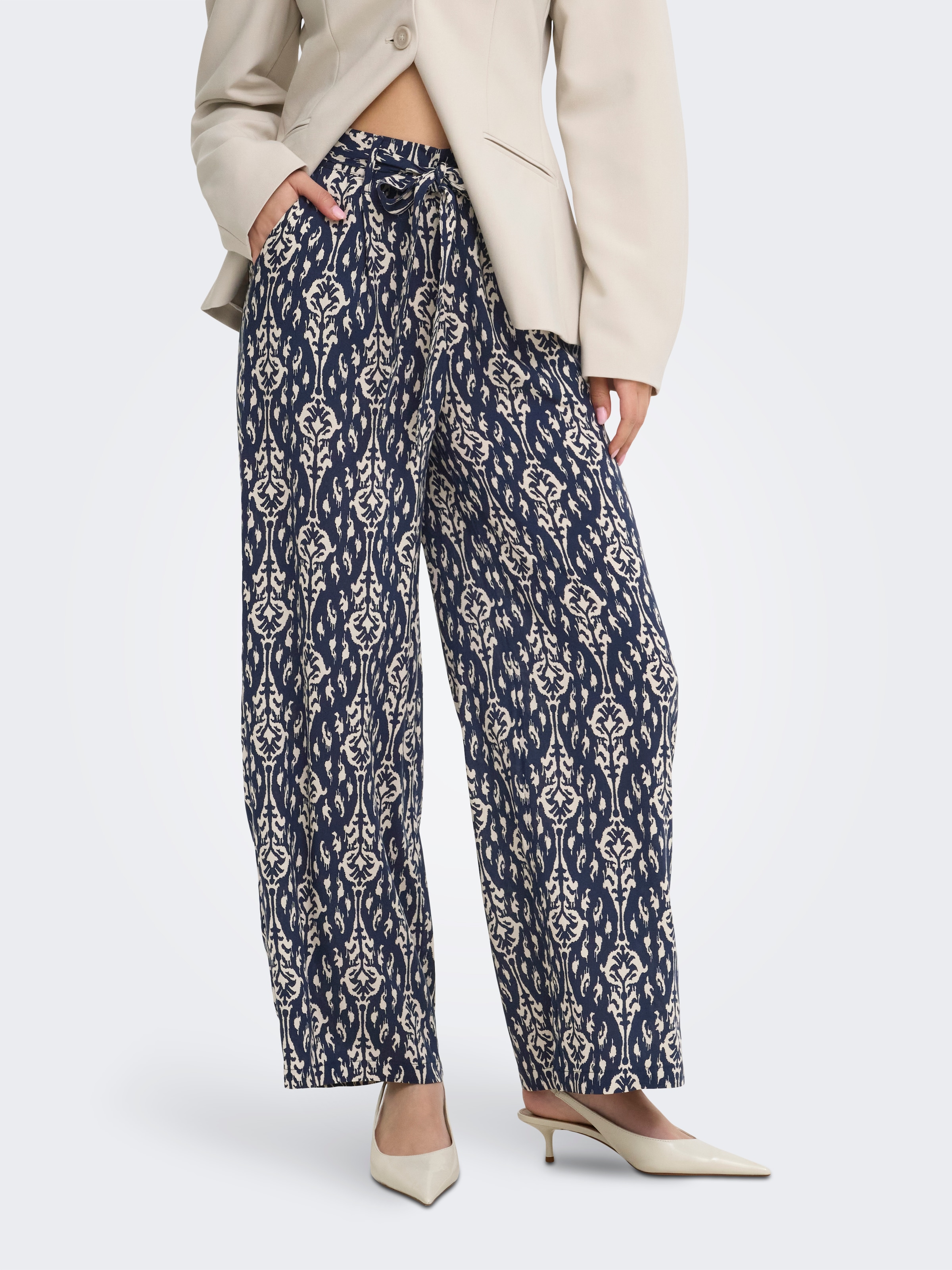 ONLY Schlupfhose »ONLSILVA LOOSE PANTS WVN NOOS«  Viskose, regular fit