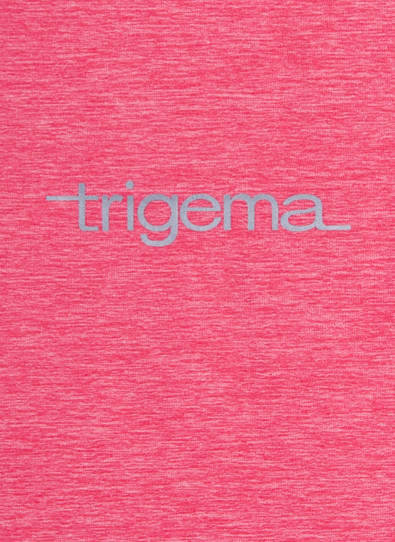 Trigema T-Shirt »TRIGEMA Sportshirt in Melange-Optik«, (1 tlg.)