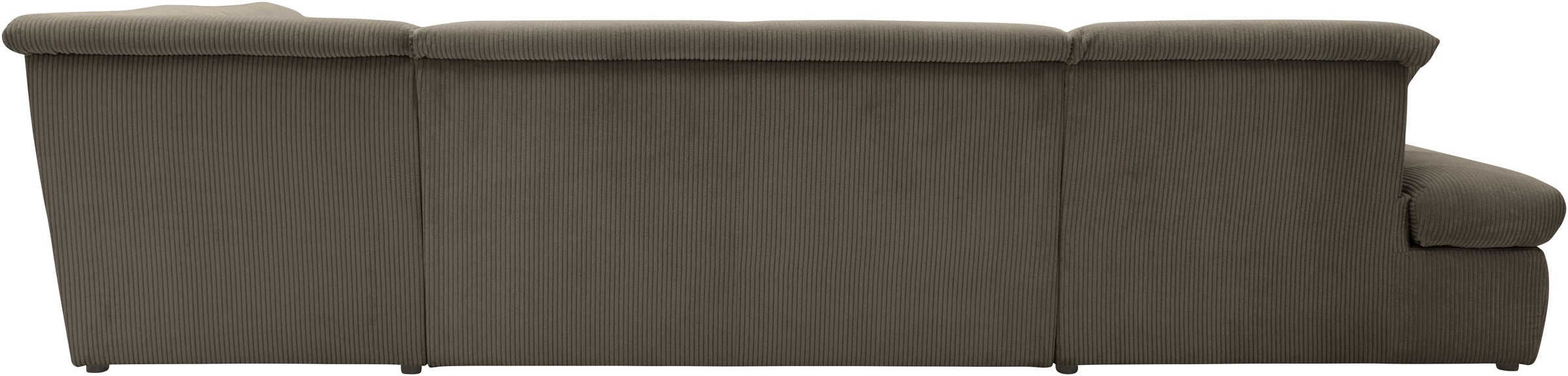 DOMO collection Wohnlandschaft »Moric U-Form auch in Cord«, im XXL-Format, wahlweise mit Bettfunktion und Armlehnenverstellung