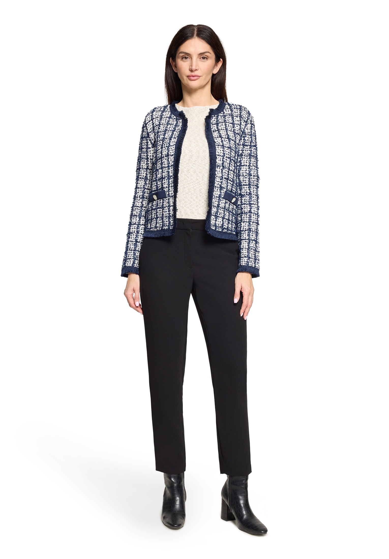 Betty&Co Cardigan »Strick-Cardigan mit Fransen«