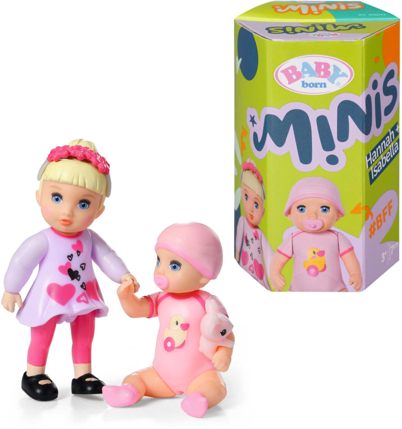 Minipuppe »Baby born® Minis, Isabella & Hannah«