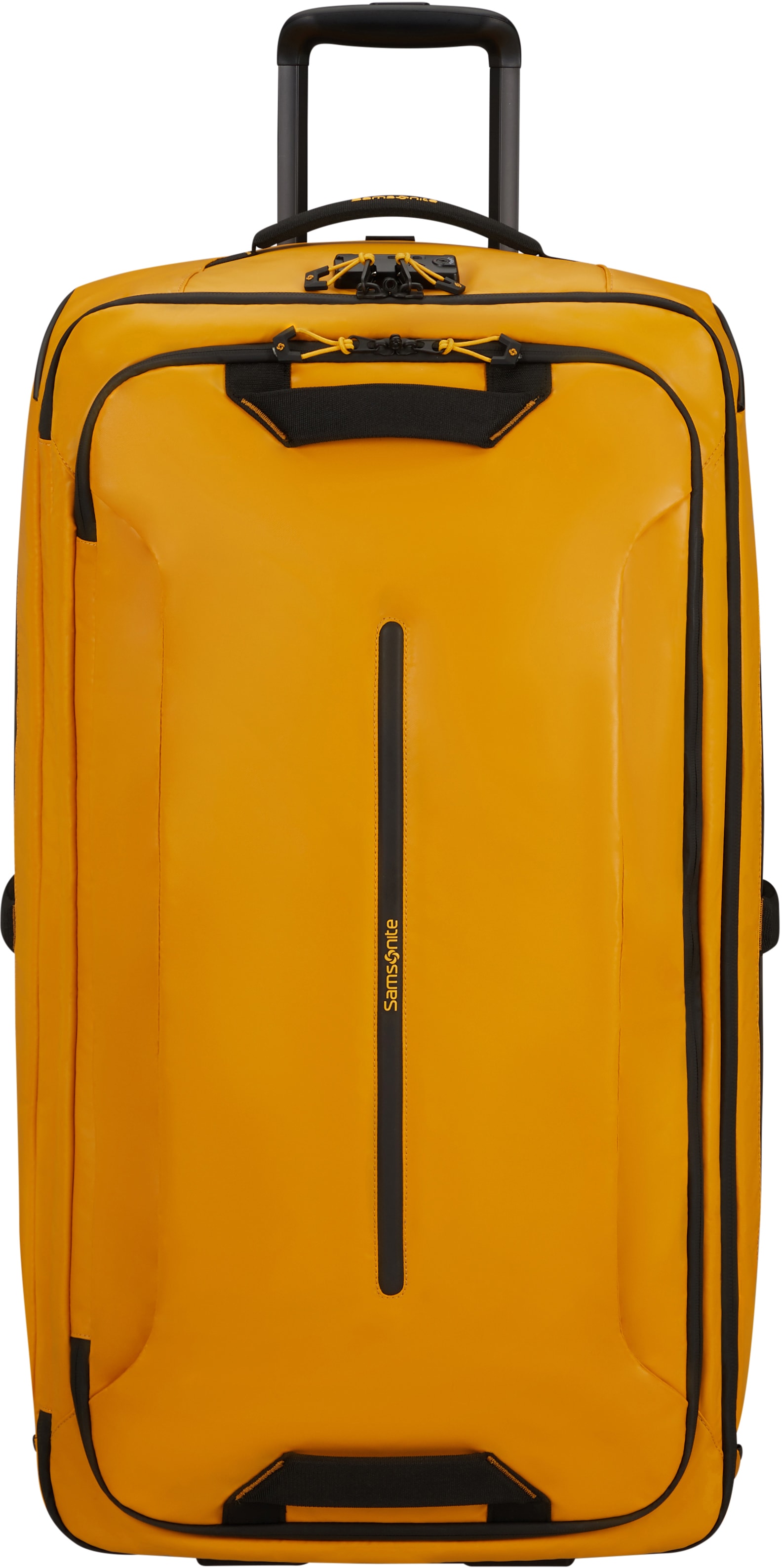 Samsonite Reisetasche »Ecodiver, 79 cm, Yellow«, mit Trolley- und Rucksackfunktion; teilweise aus recyceltem Material